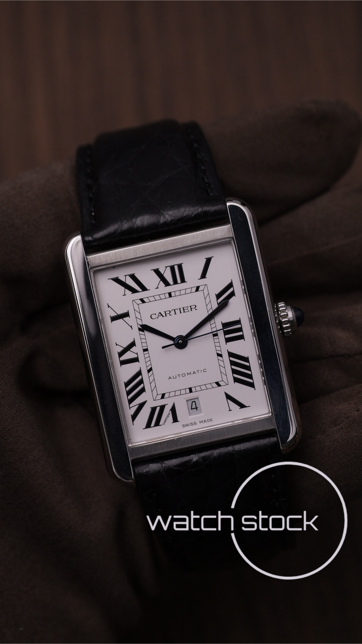 Cartier tank solo XL automatic 2017 ref. 3515 Full set
