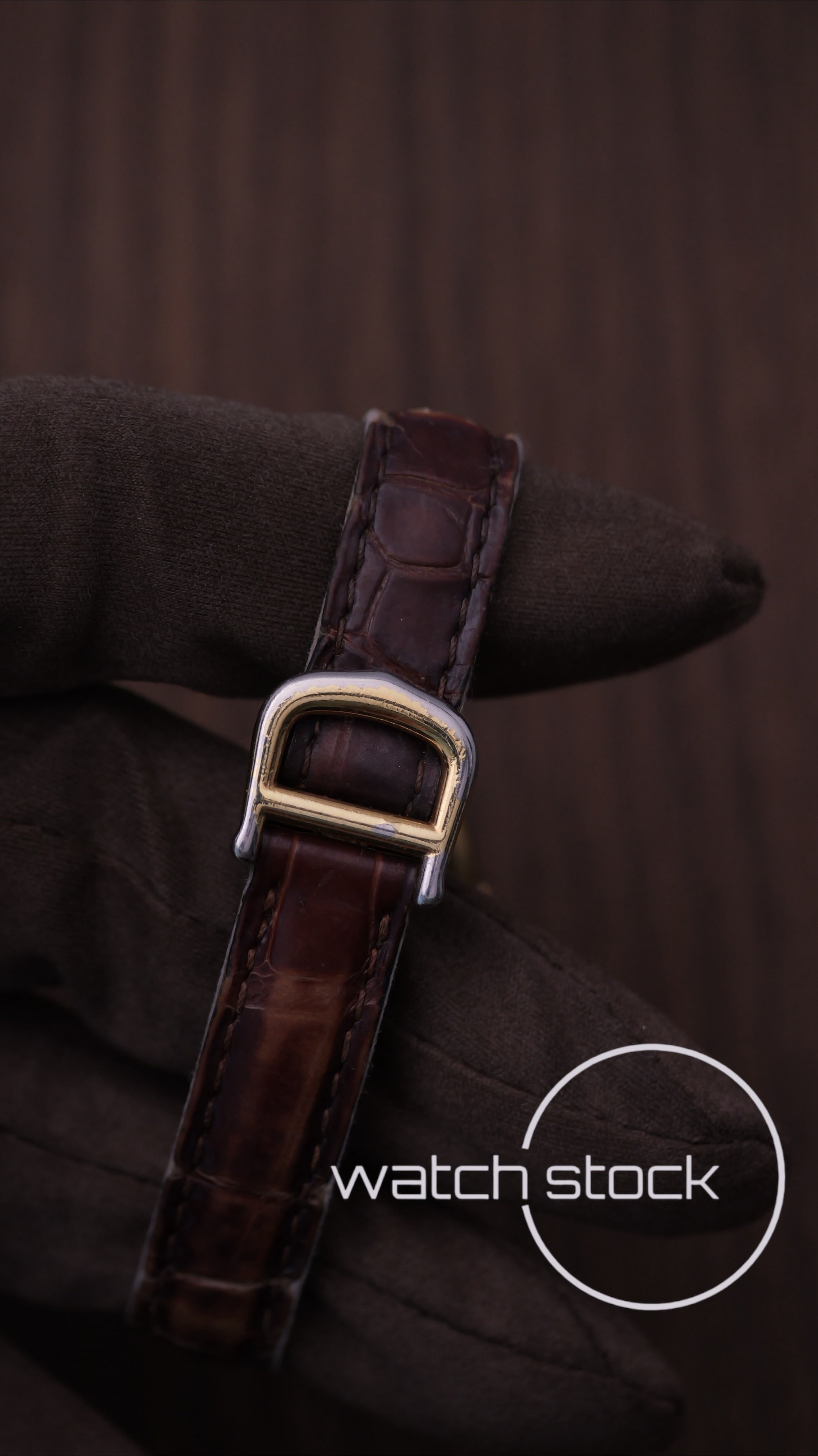 Cartier vermeil colisee 24mm ref. 590002 quartz