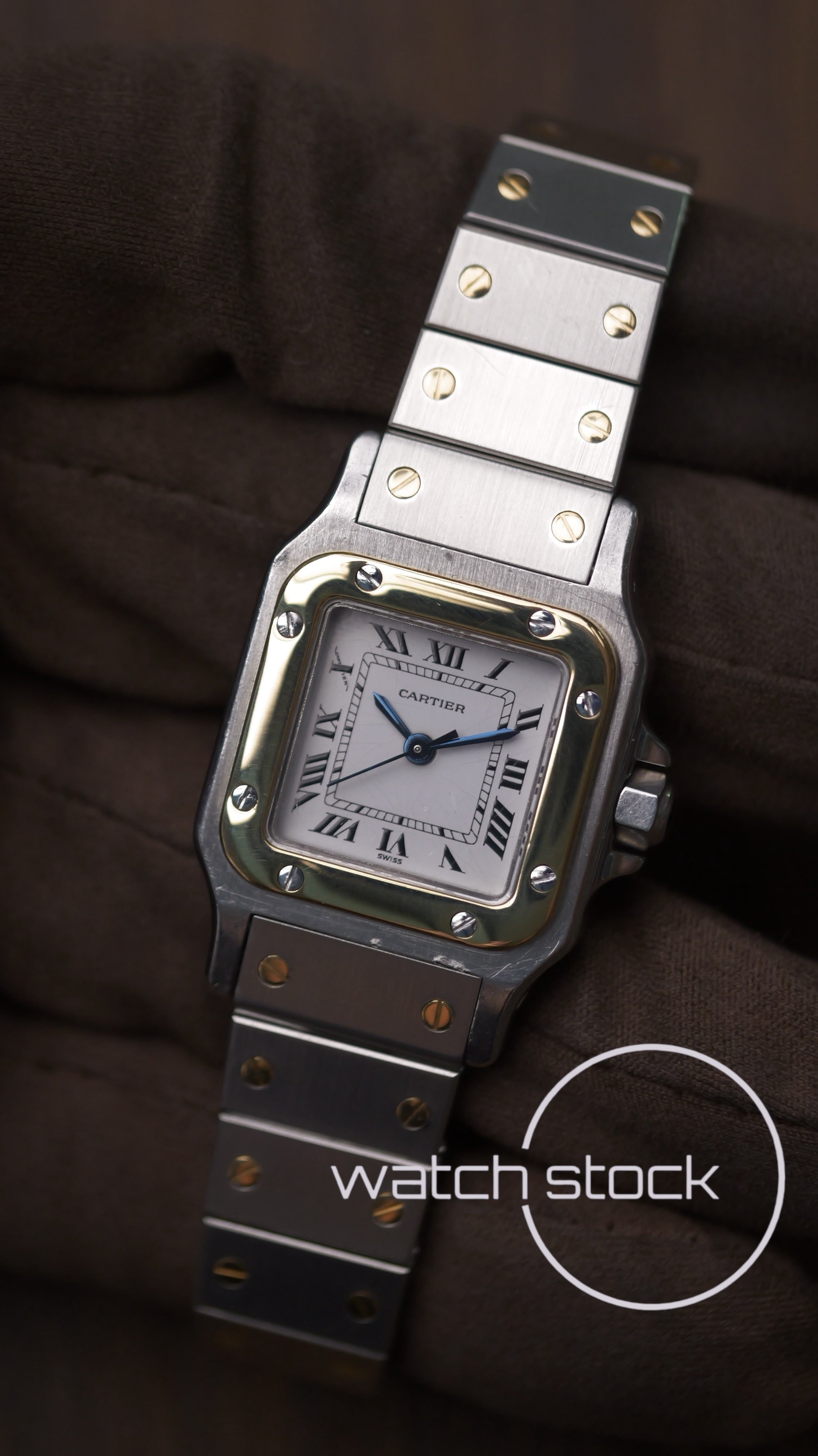 Cartier santos carré lady FULL SET automatic ref.0902 24x35mm