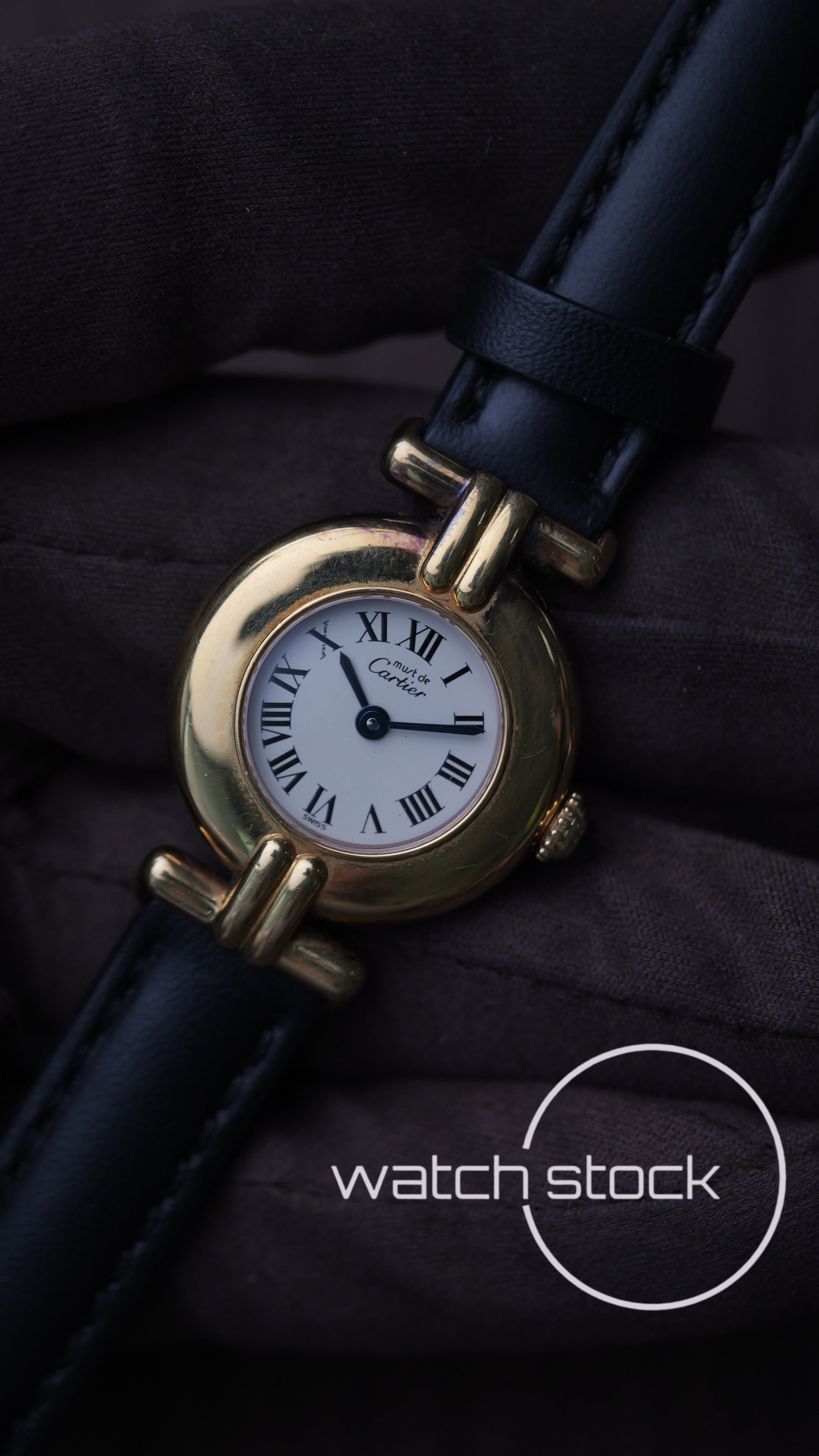 Cartier colisee 24mm ref. 590002 White dial quartz