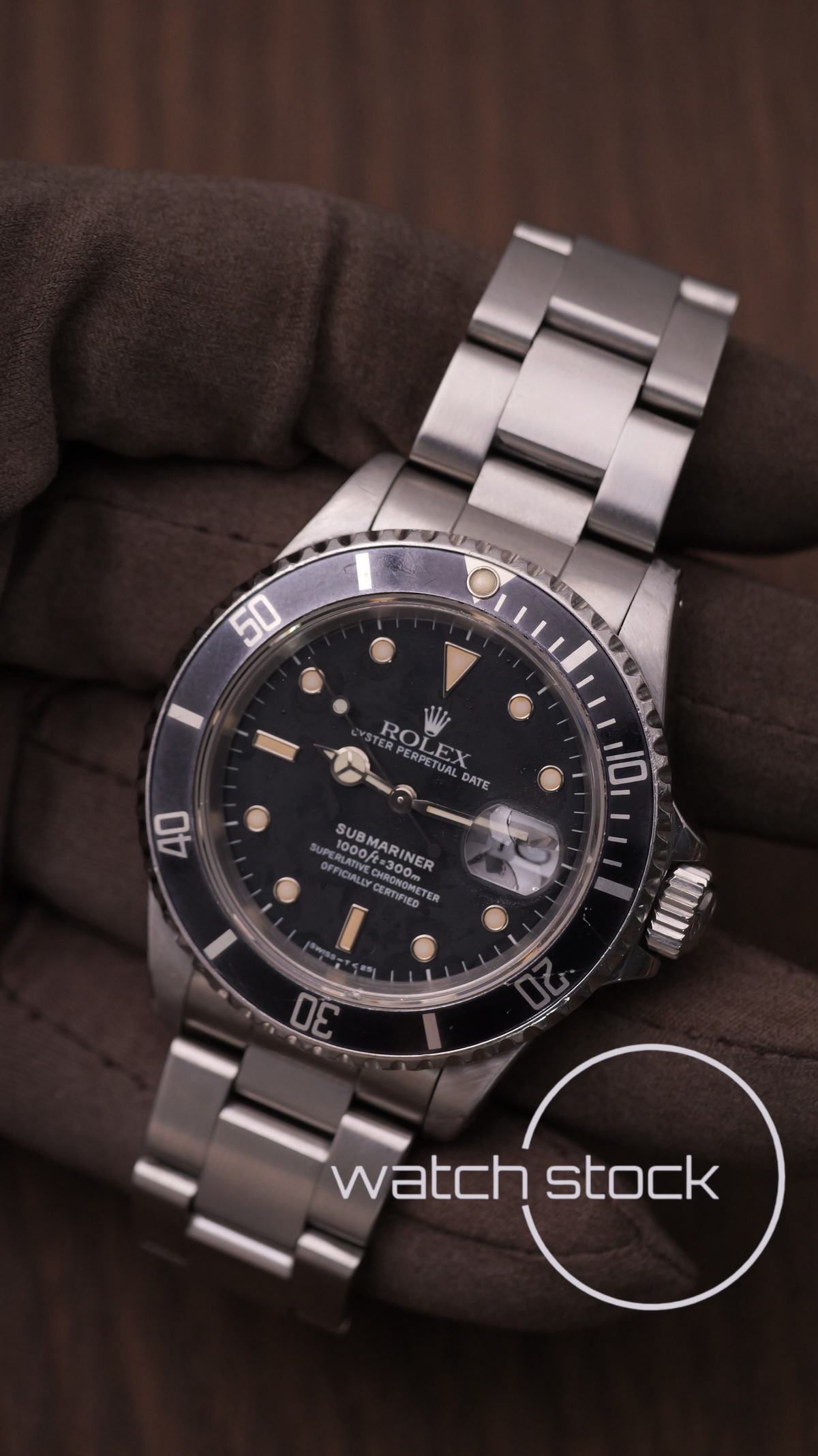 Rolex Submariner Ref.16610 tropical dial 40mm 1989