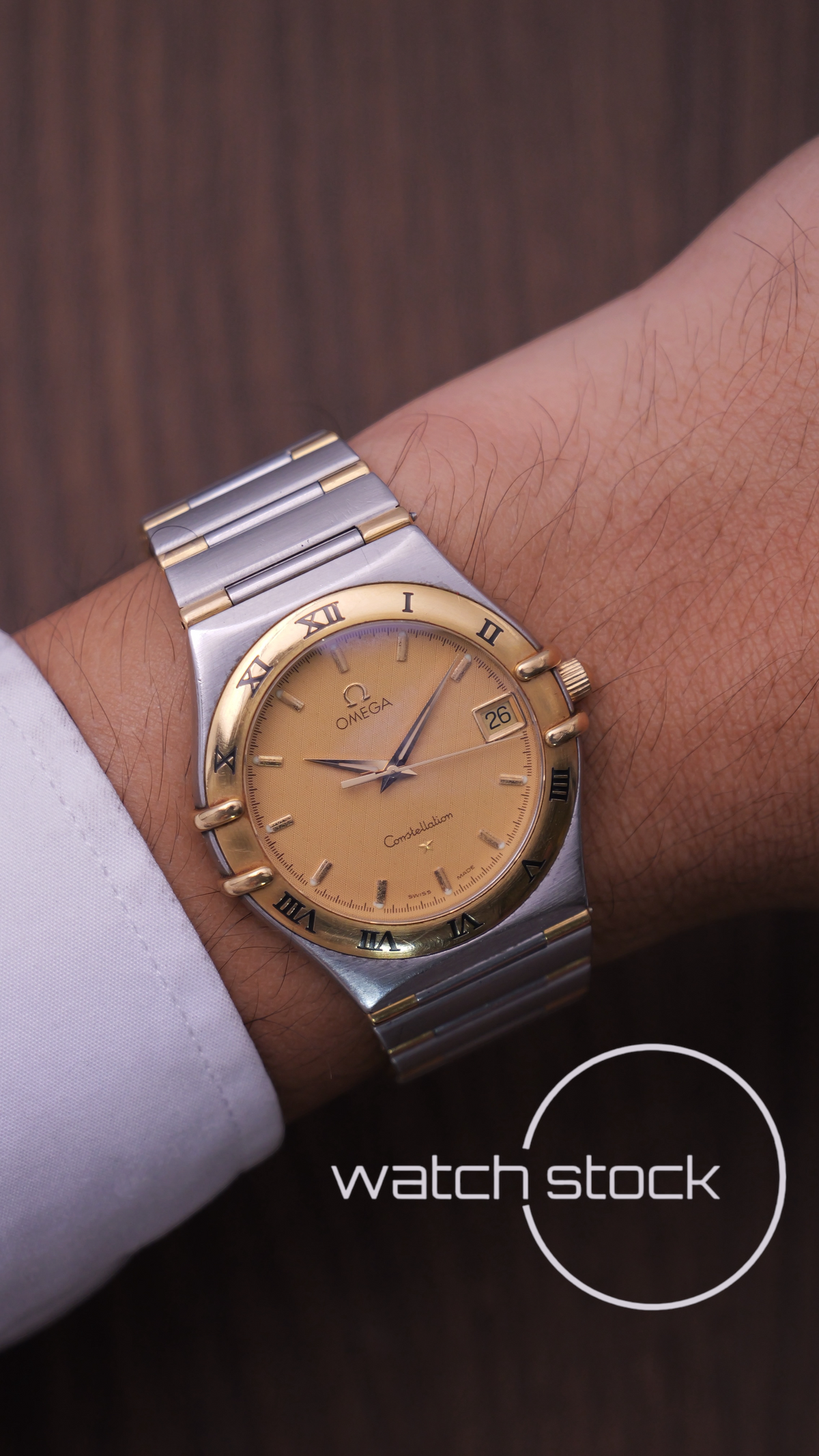Omega constellation day-date 32mm two-tone Full set