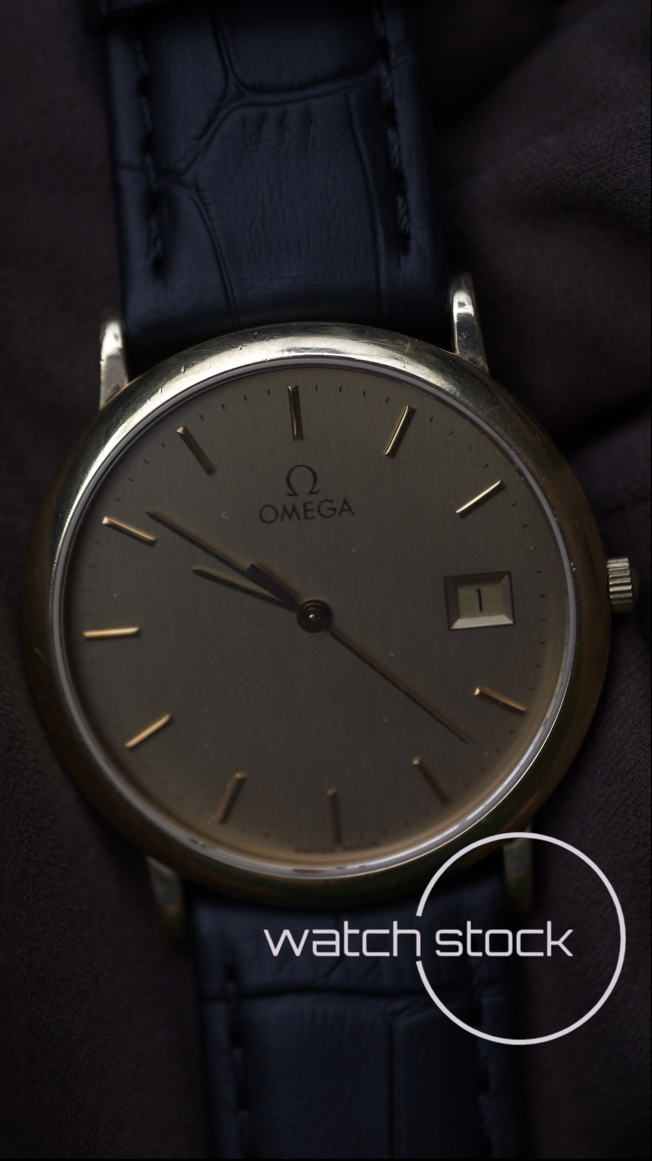Omega De ville vintage 33mm placcato oro