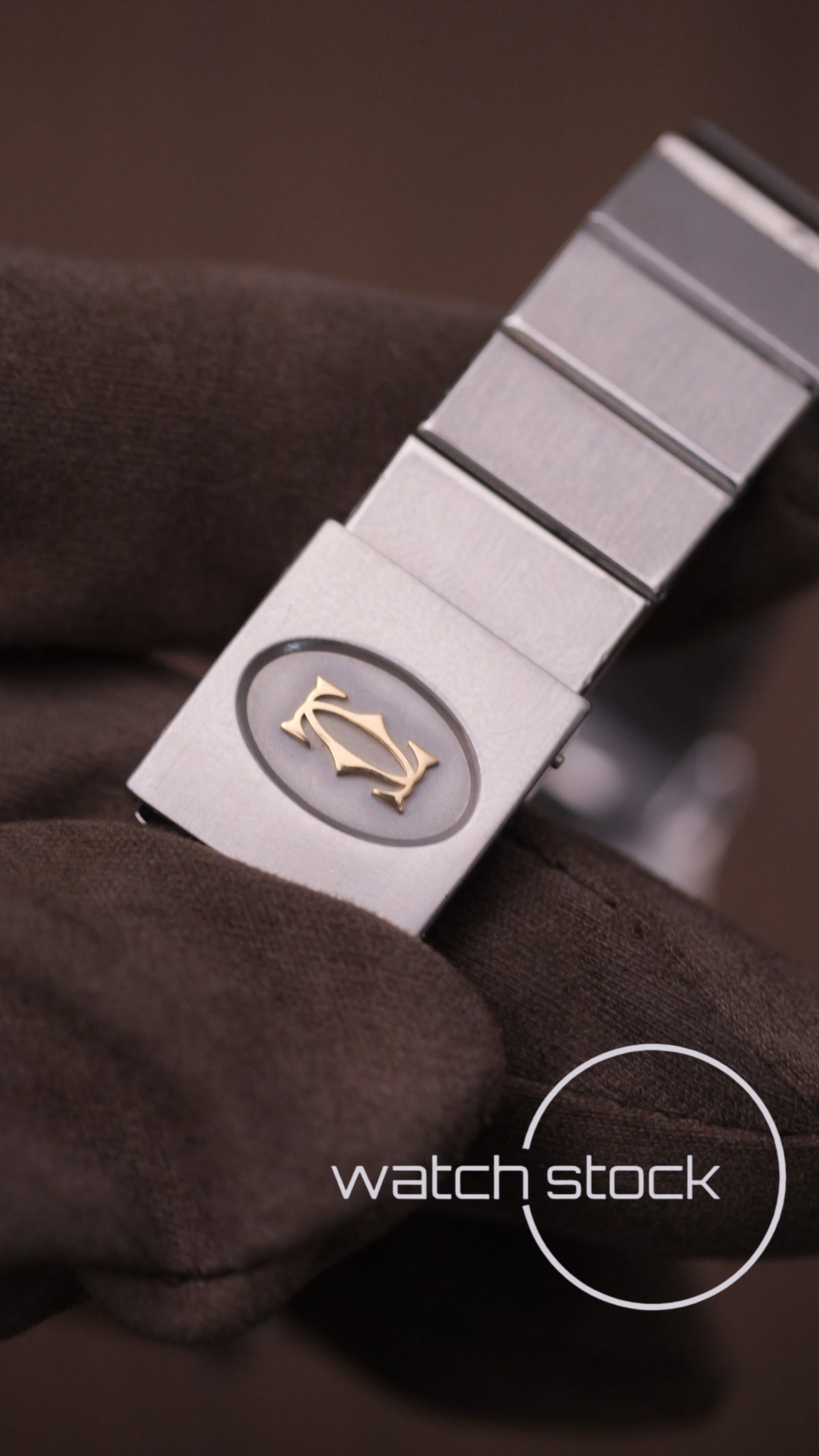 Cartier santos carré ref.2961 Godron Automatic vintage 29x41mm