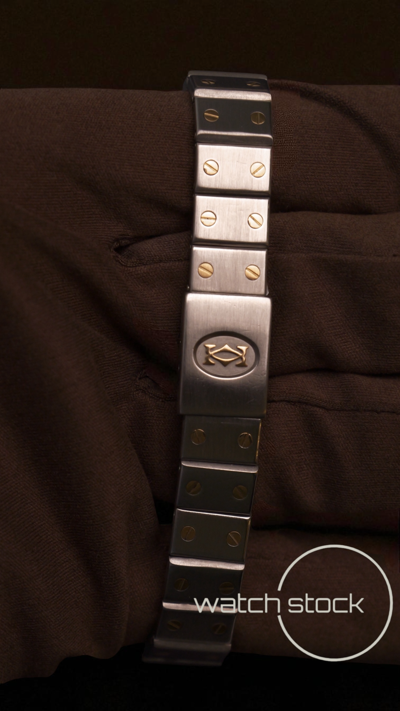 Cartier santos carré lady automatic ref.1170902 24x35mm