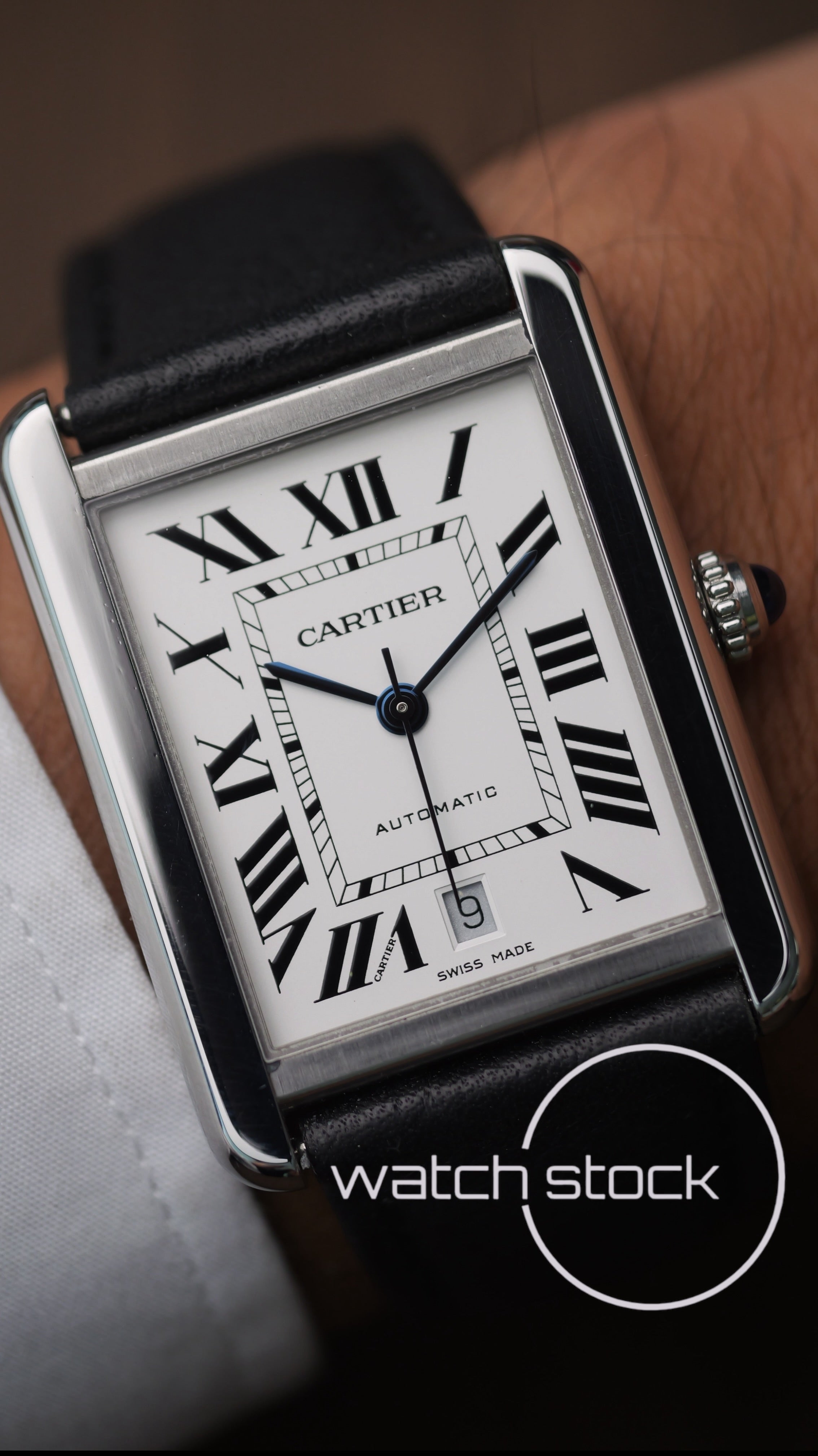 Cartier tank solo XL automatic 2017 ref. 3800 Full set