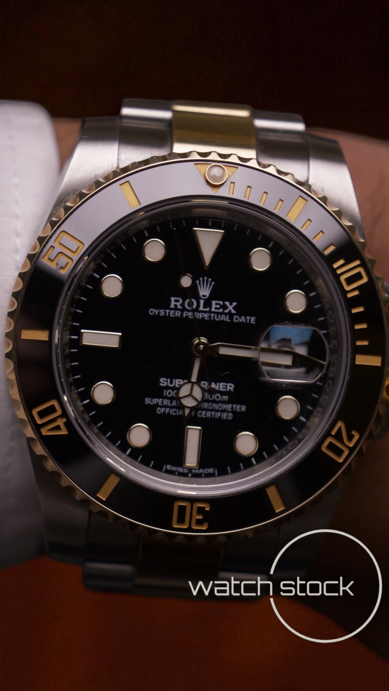 Rolex submariner data 41mm ref.116613LN two-tone 2020