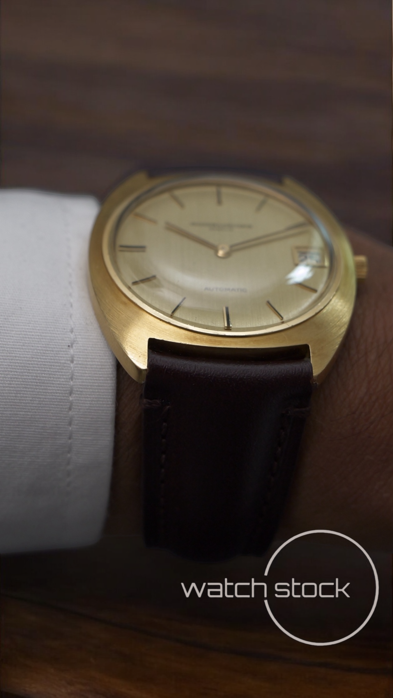 Vacheron costantin 18kt gold dial vintage Dress Watch unisex 34mm carica automatica