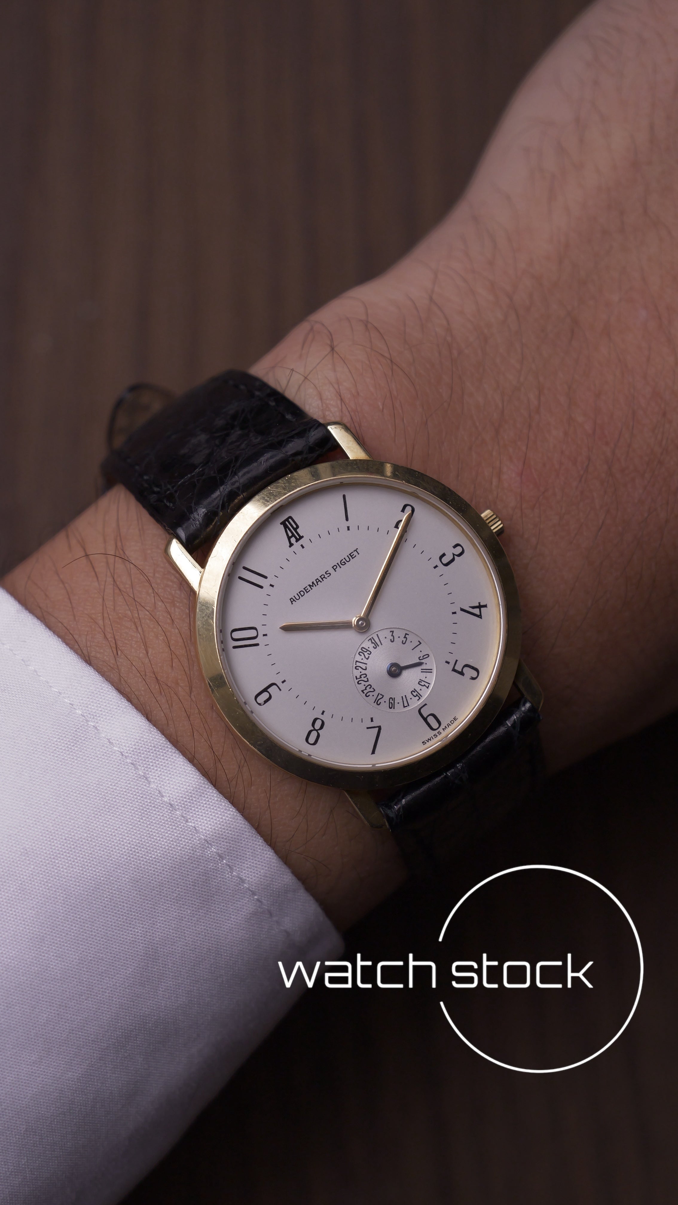 Audemars Piguet Calendar Ap dress watch 33mm 18kt