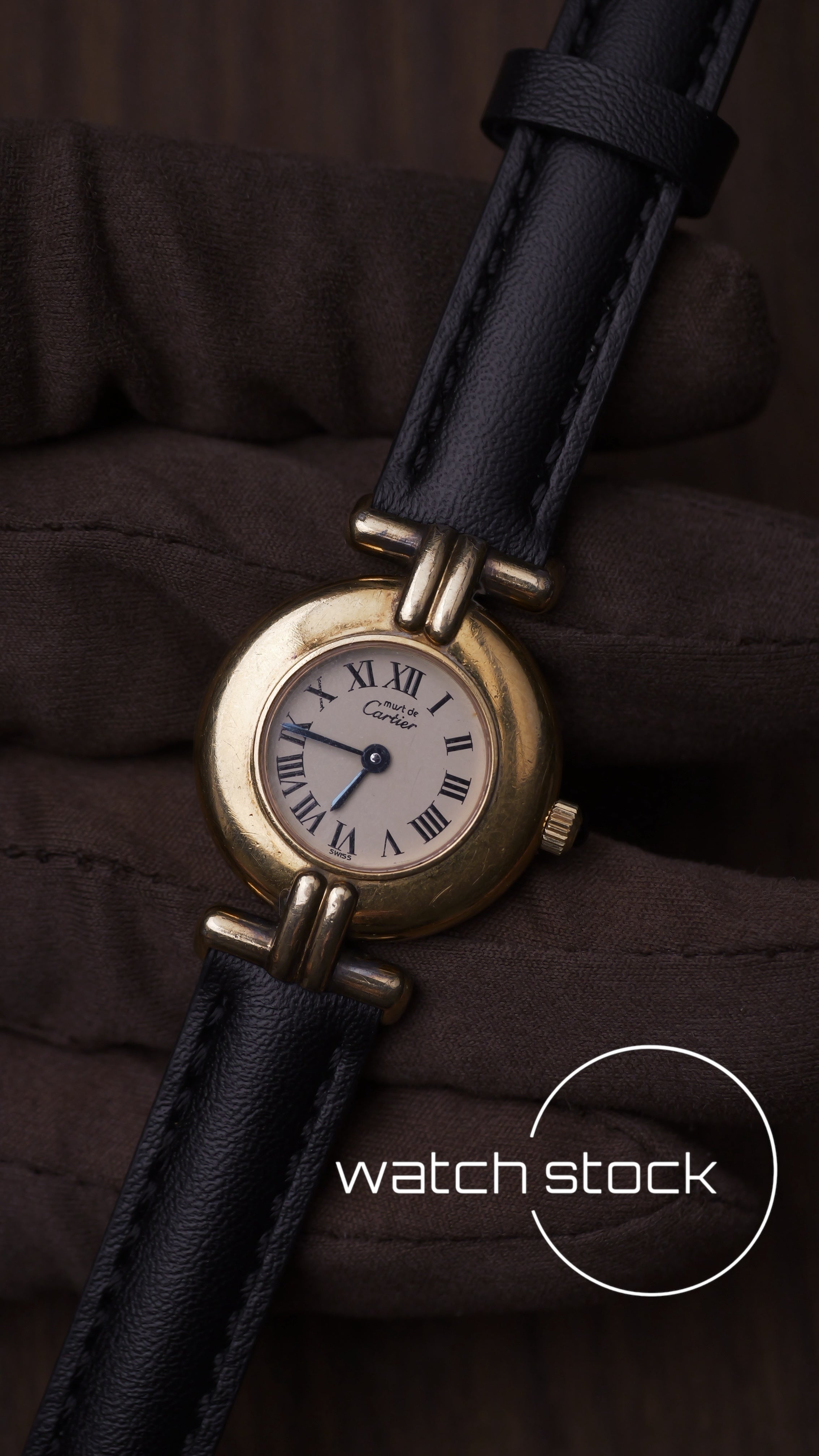 Cartier colisee 24mm ref. 590002 cream dial quartz