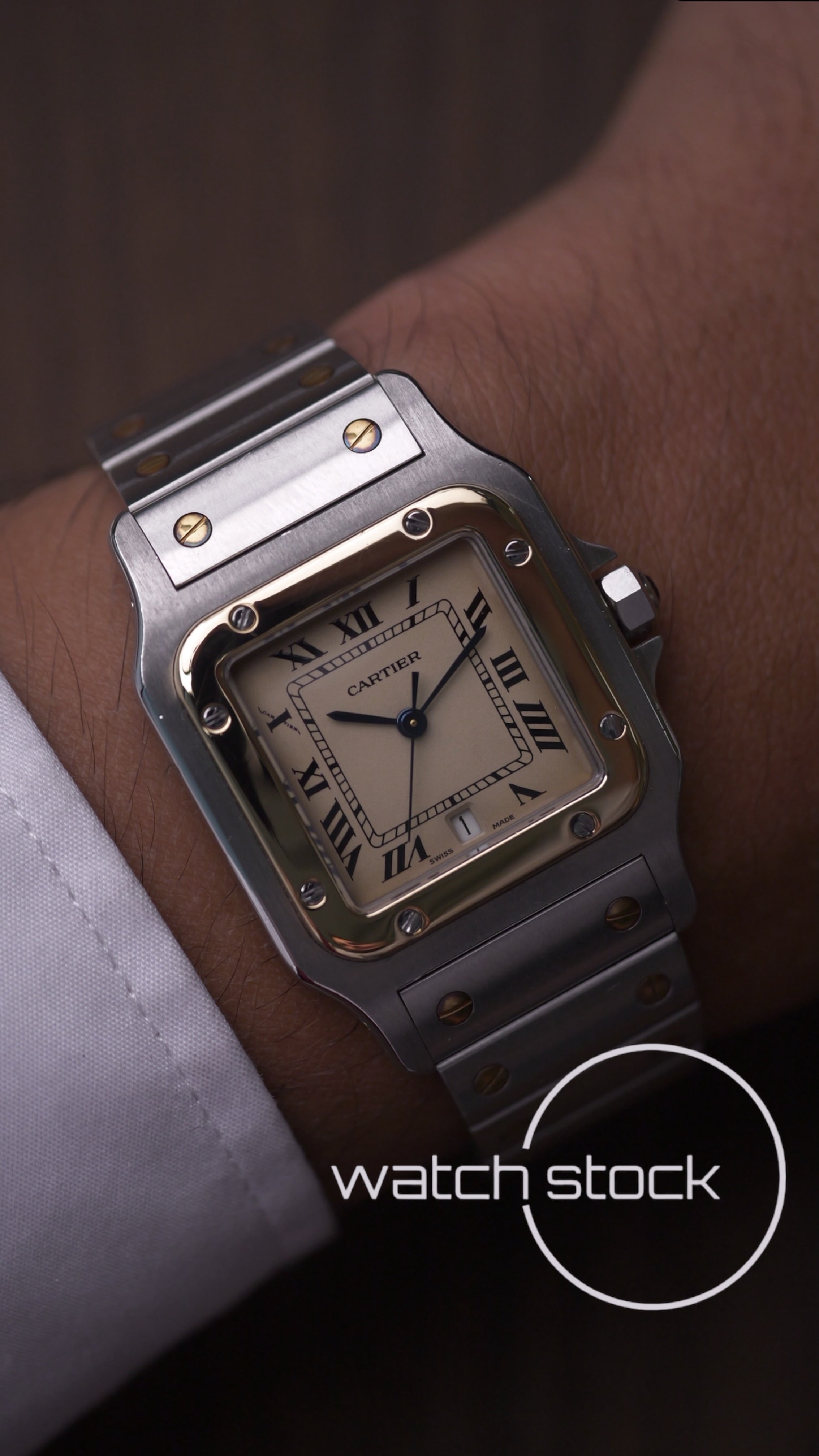 Cartier santos galbee 29x41mm ref.187901 Full Set