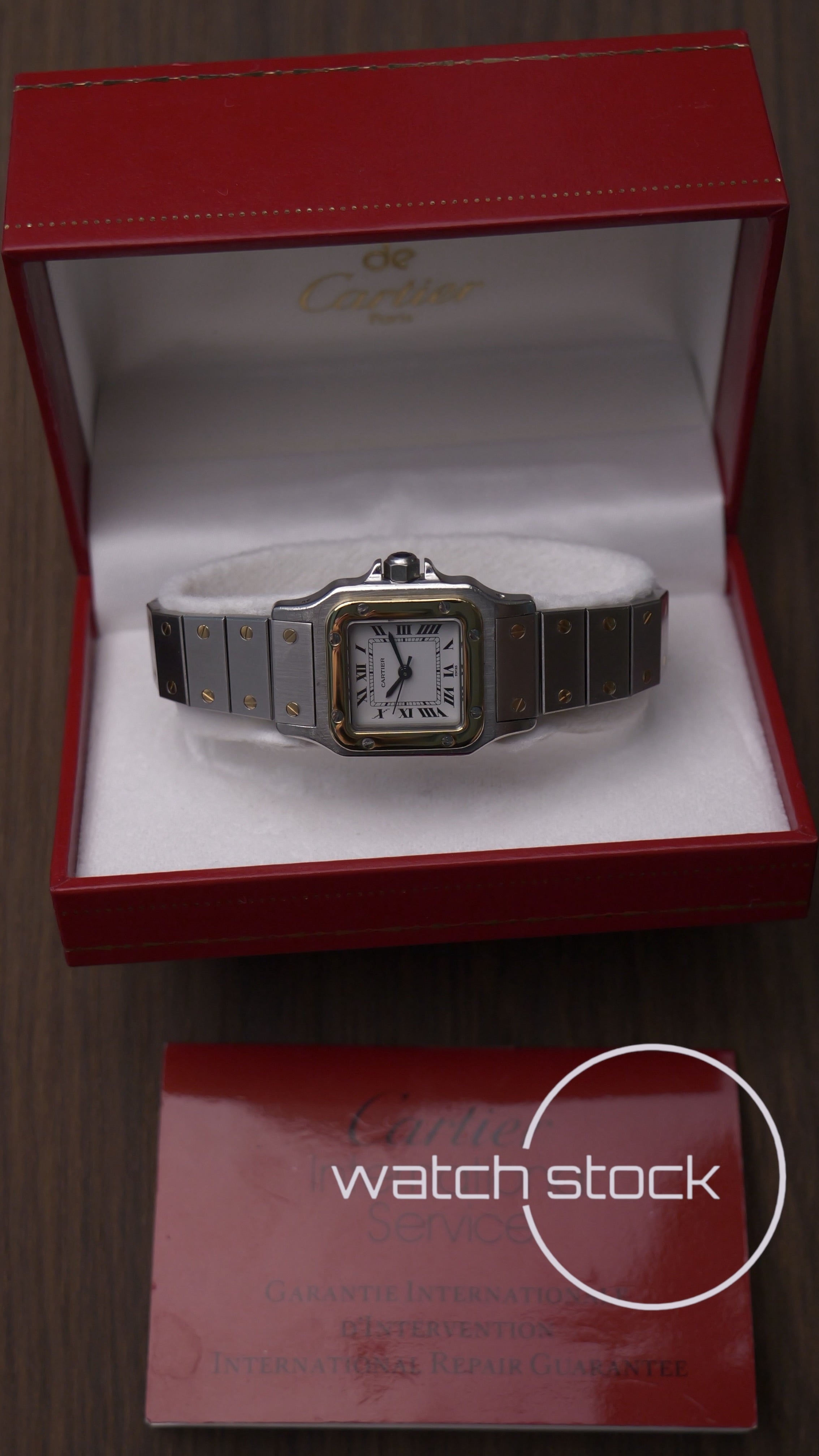 Cartier santos carré lady FULL SET automatic ref.0902 24x35mm