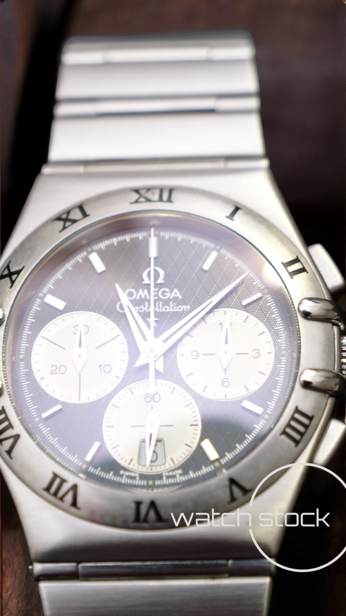 Omega costellation double Eagle chrono (39mm) blue dial