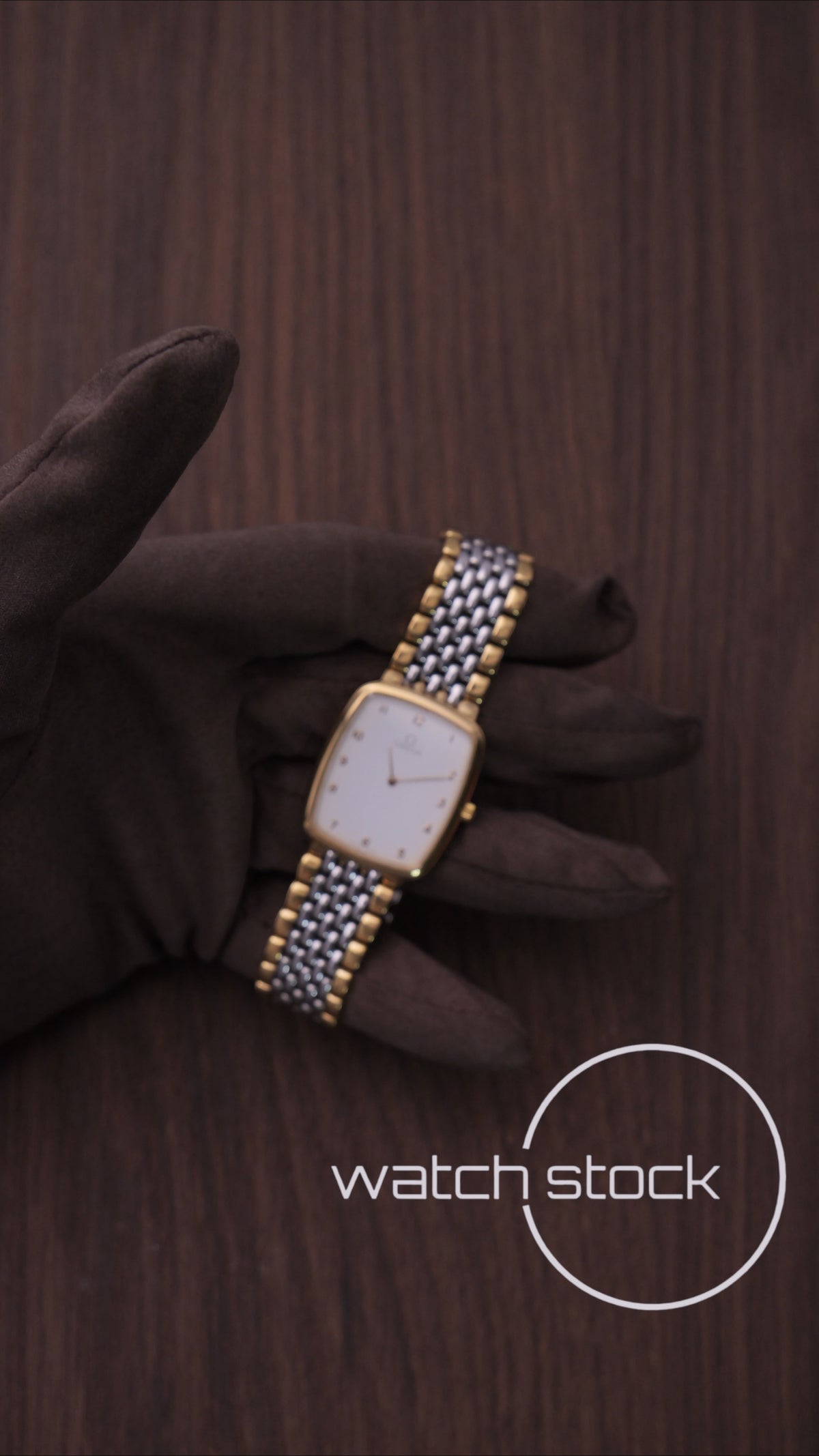 Omega De ville vintage chicchi di riso quadrante onde Quartz 1986
