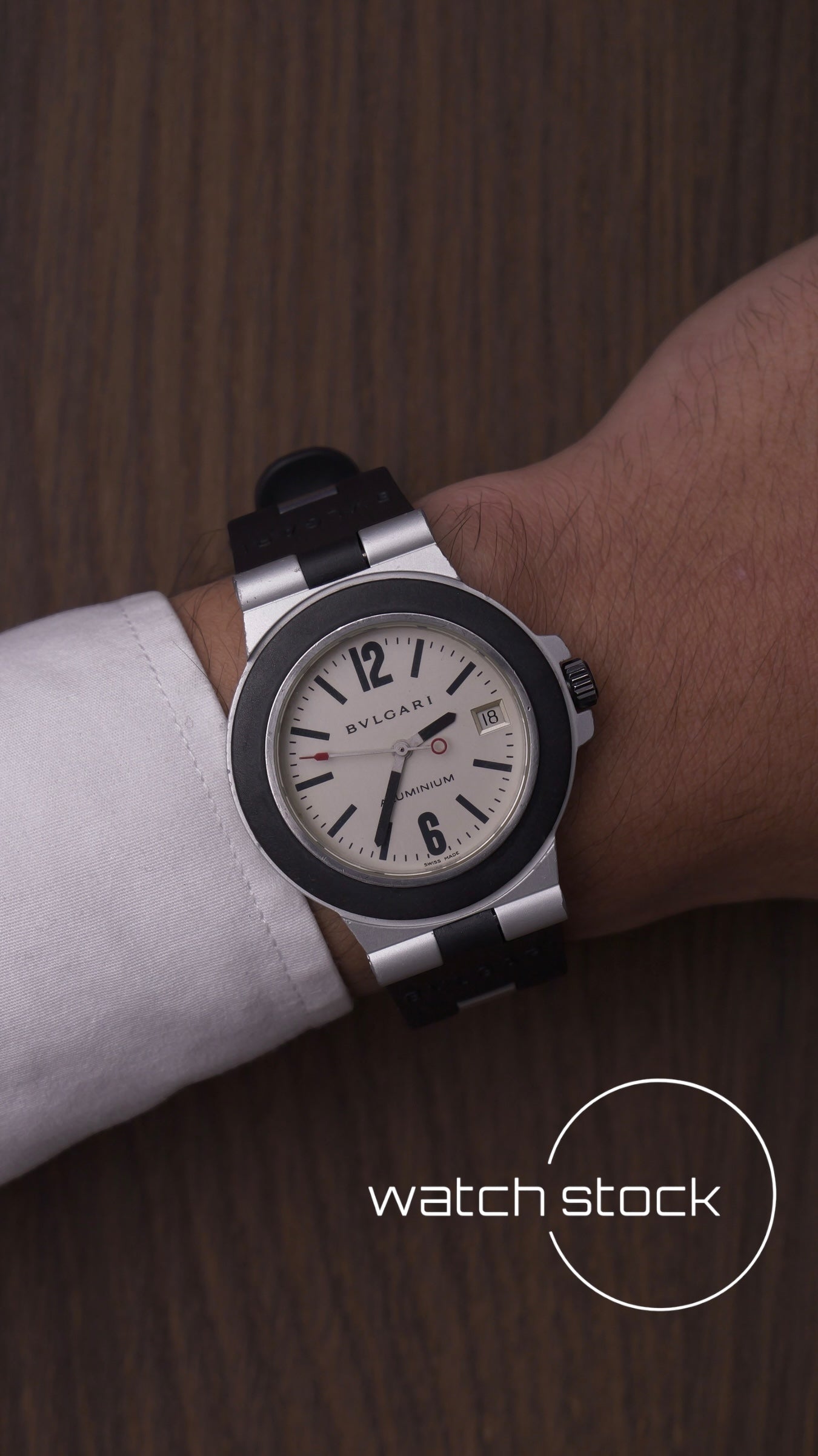 Bulgari Aluminium 38mm Automatic Ref.Al38A serviced