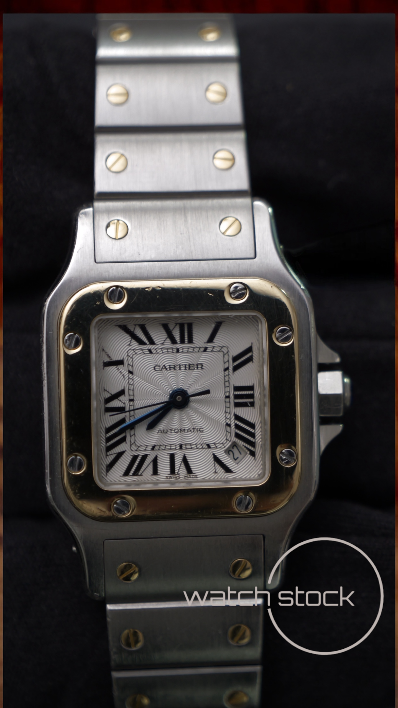Cartier santos galbee Automatic 24x35mm ref.2423 must de santos