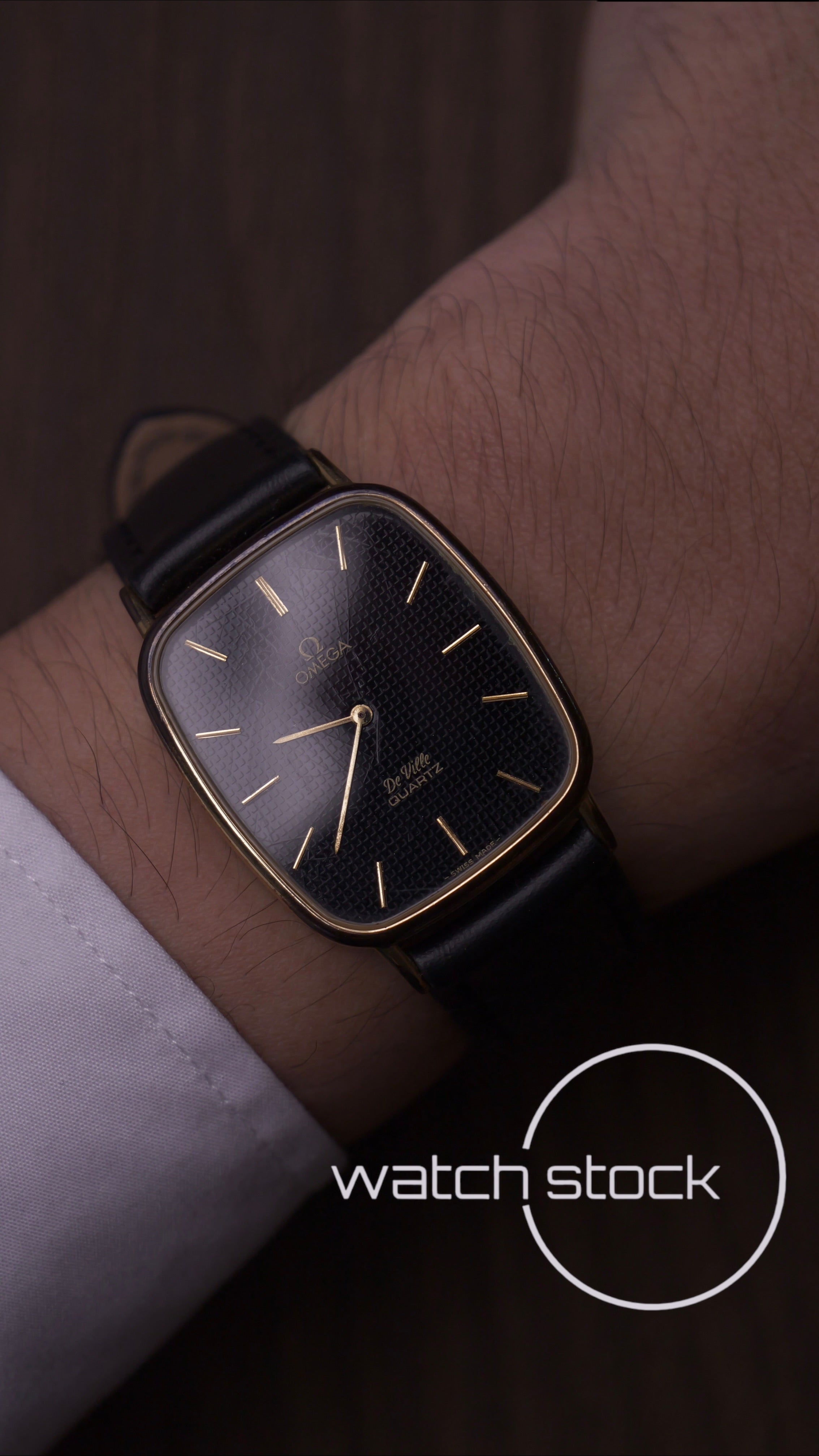 Omega De ville vintage 33mm placcato oro