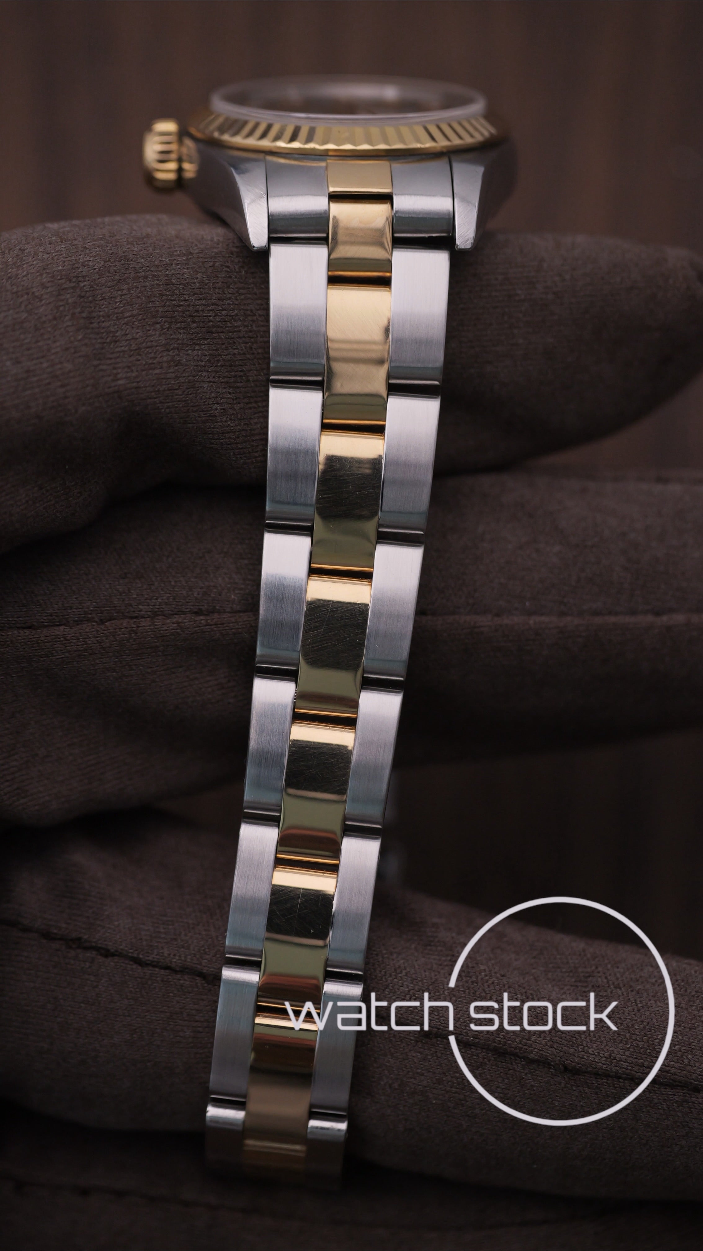 Rolex oyster perpetual 26mm ref. 67193 1994º Two Tone Diamonds