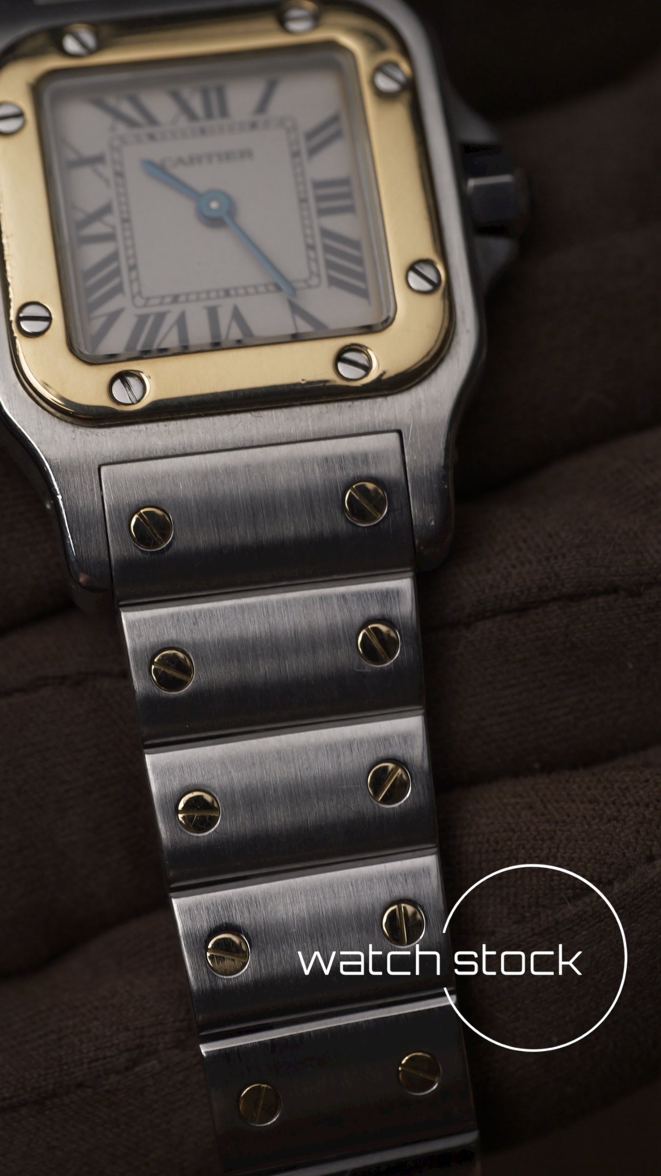 Cartier santos galbee lady quartz 24x35mm ref.1565