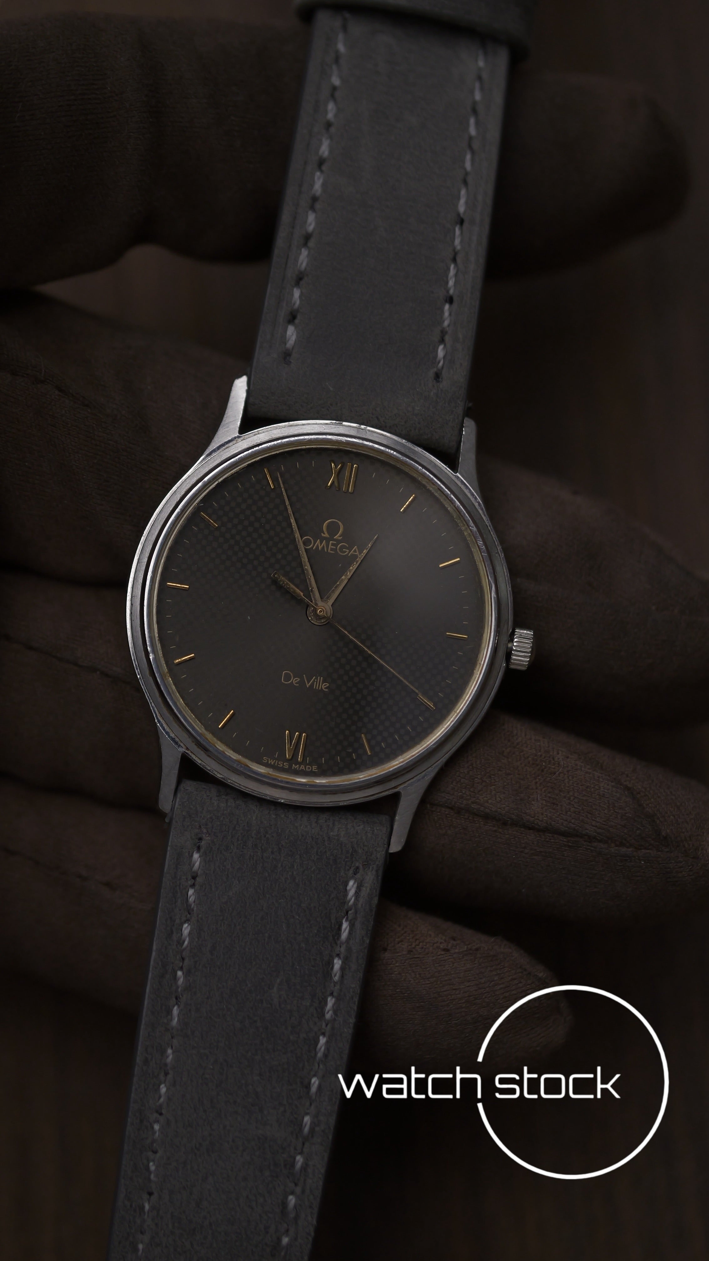 Omega De ville vintage quadrante scacchiera quartz 1982