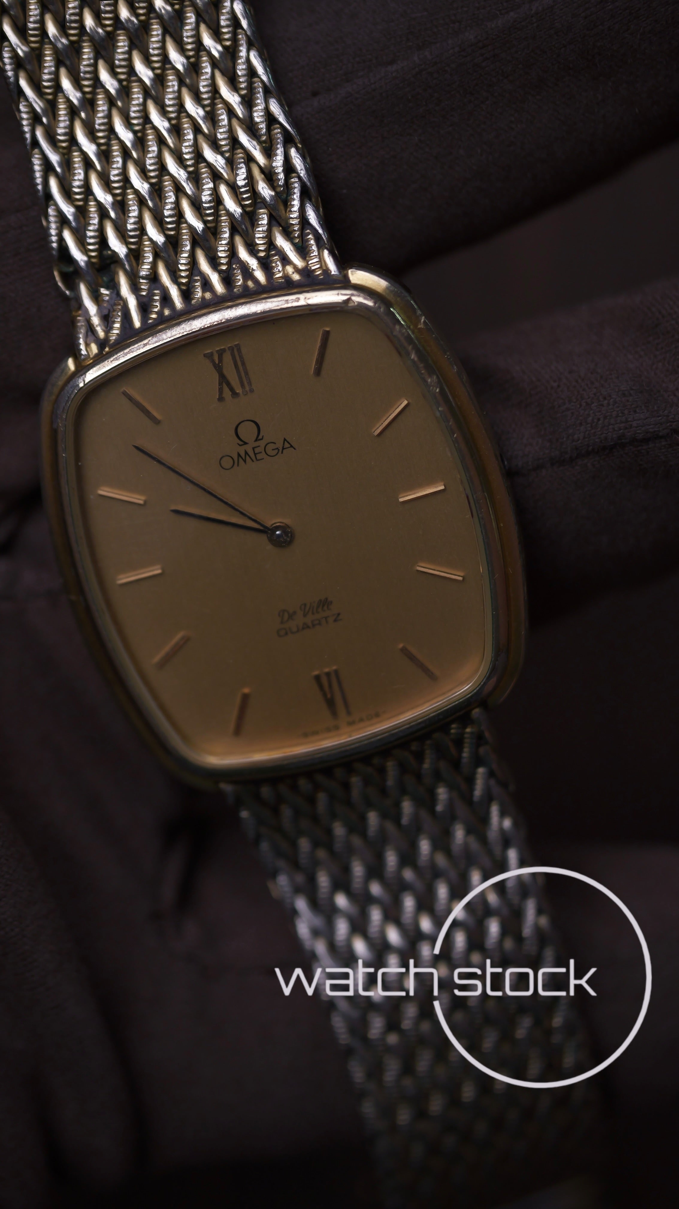 Omega De ville vintage 33mm placcato oro