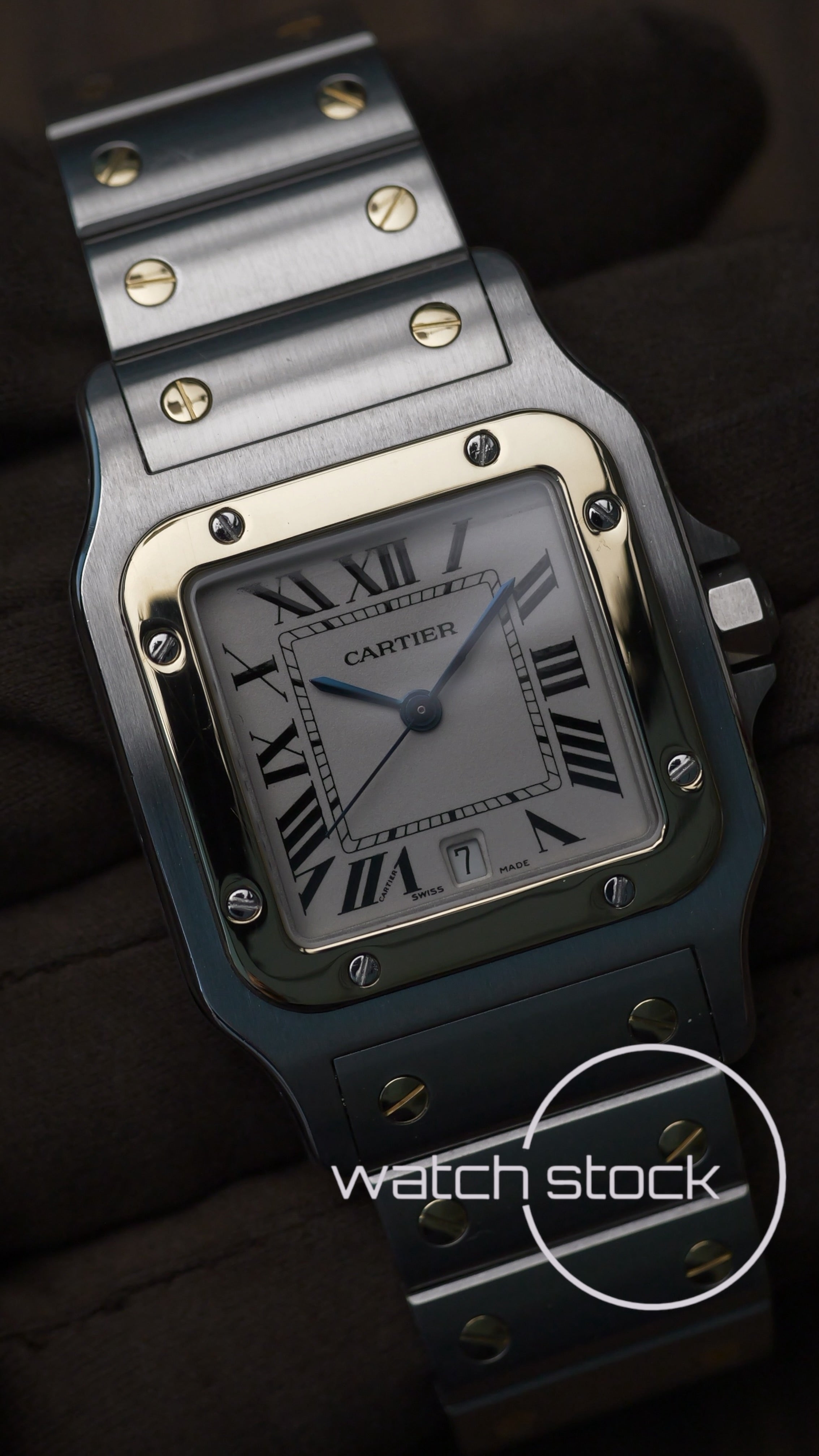 Cartier santos galbee 29x41mm Ref. 1566 Full Set