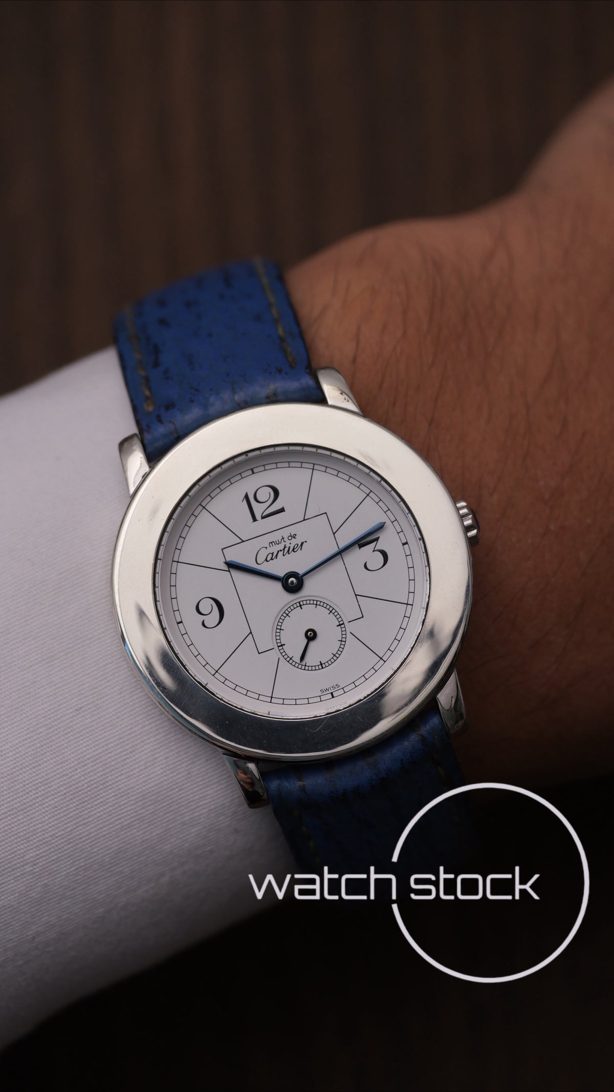 Cartier ronde vintage ref.1815 33mm Swiss Only