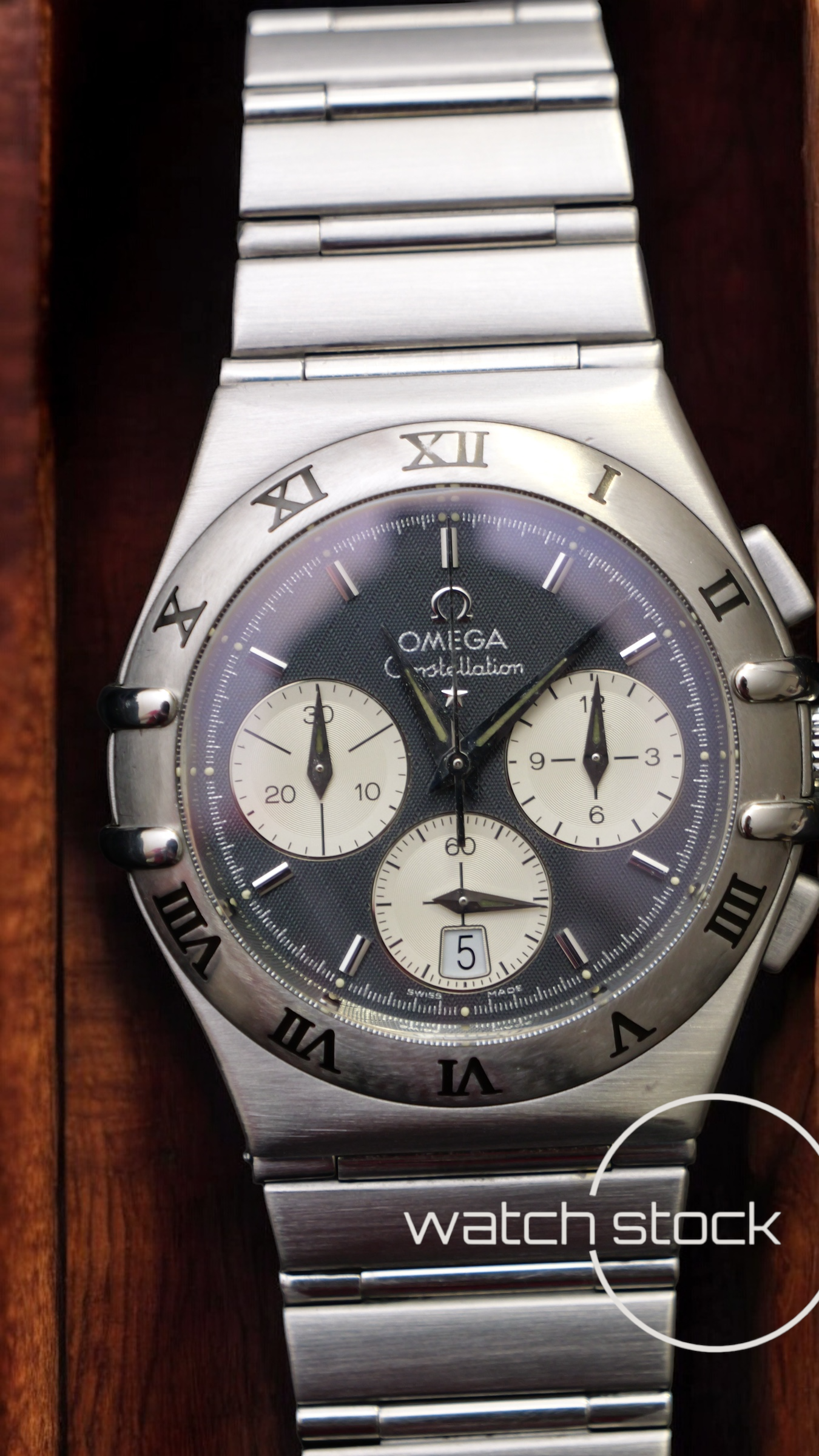 Omega costellation double Eagle chrono (39mm) blue dial