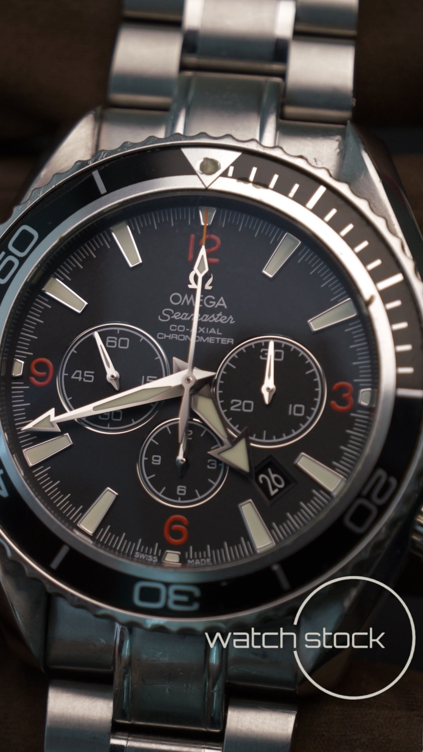Omega-seamaster-planet-ocean-chrono watch-stock