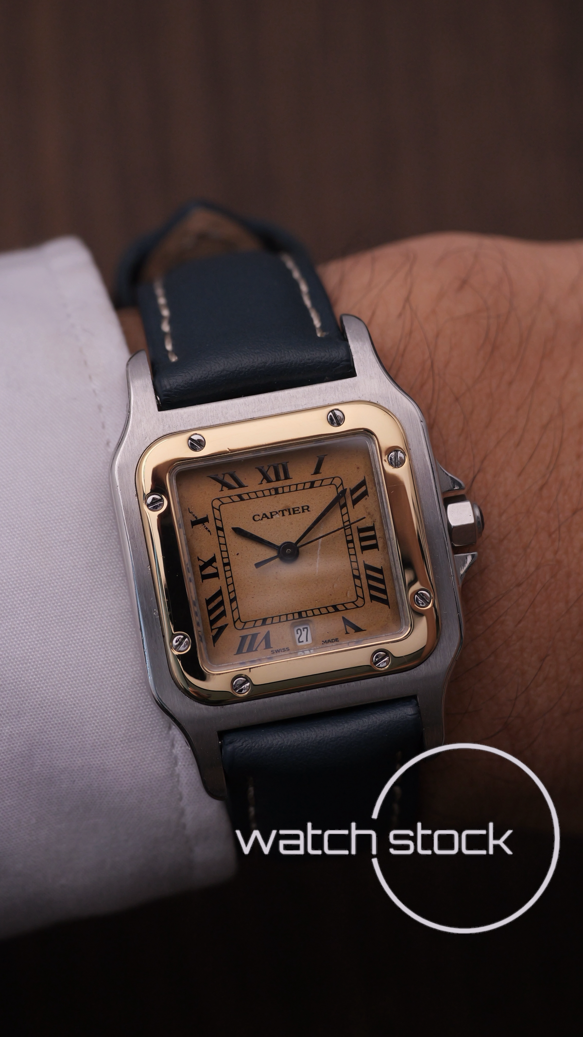 Cartier santos galbee 29x41mm Ref. 187901