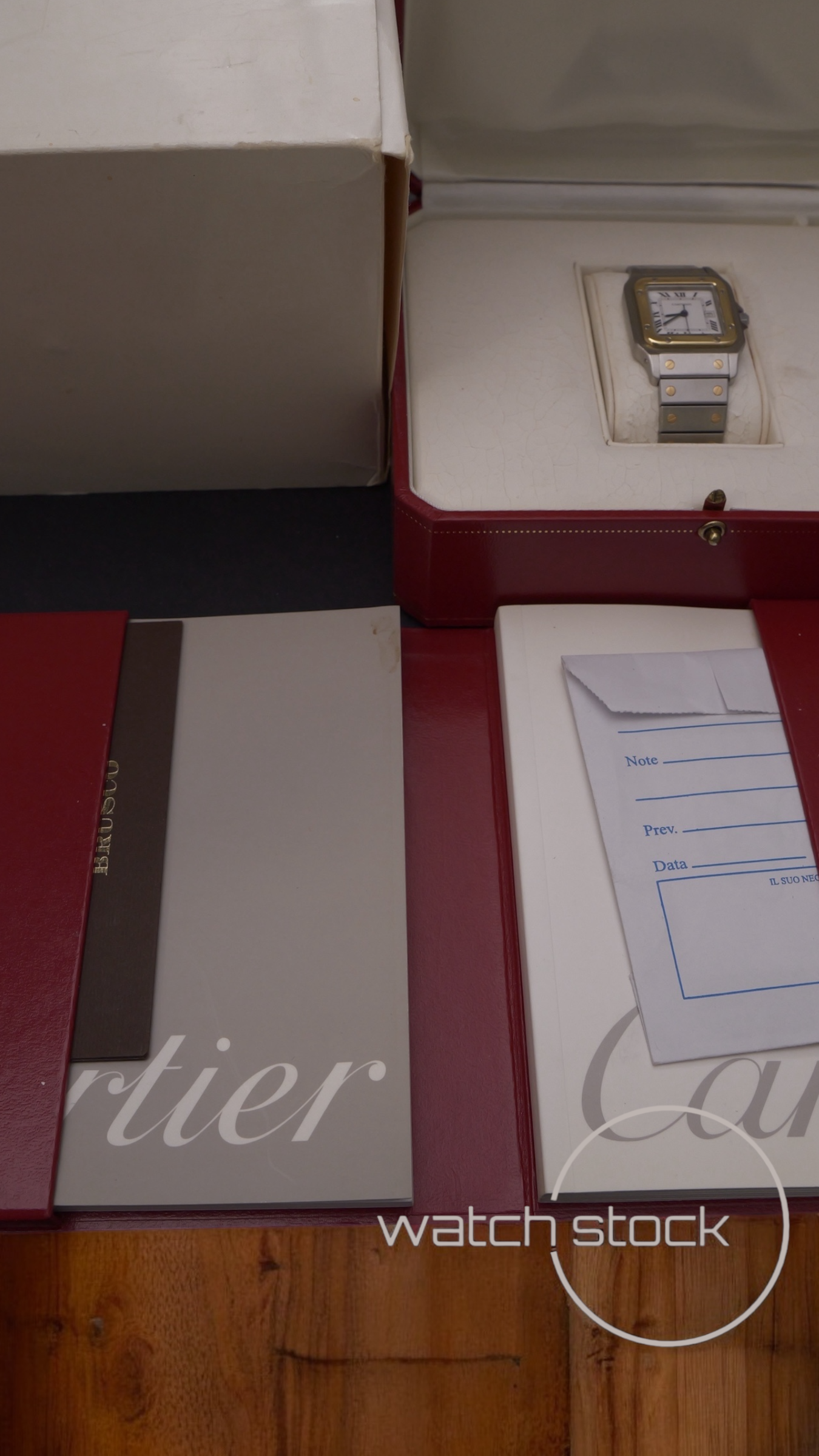 cartier santos men 29mm watch-stock