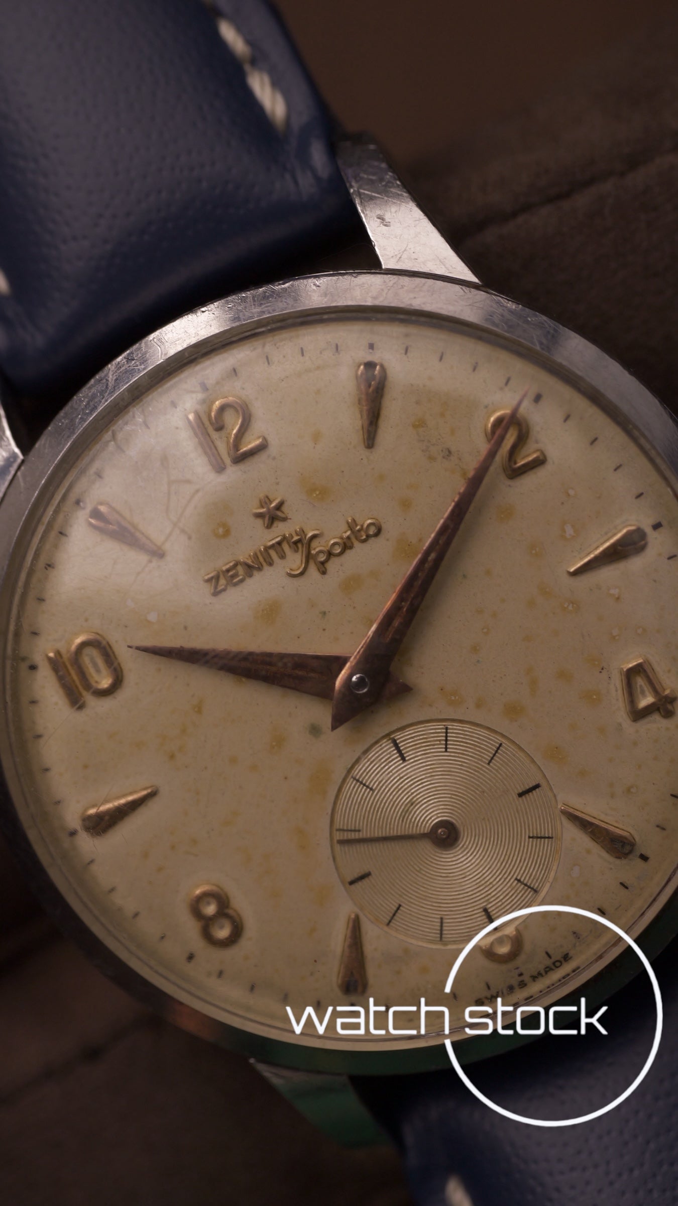 Zenith sporto carica manuale vintage Dress Watch