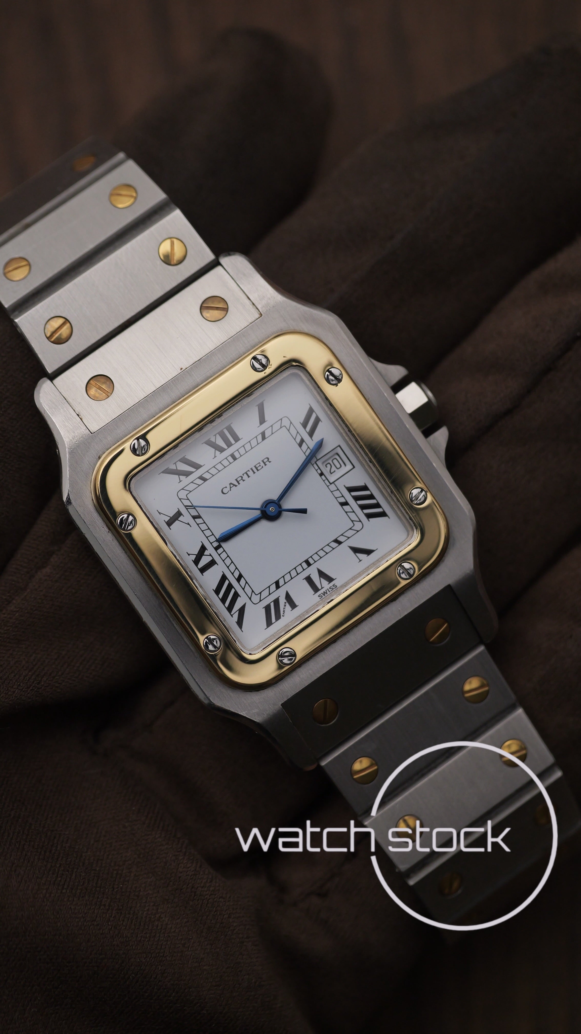 Cartier santos carré ref.2961 Automatic vintage 29x41mm