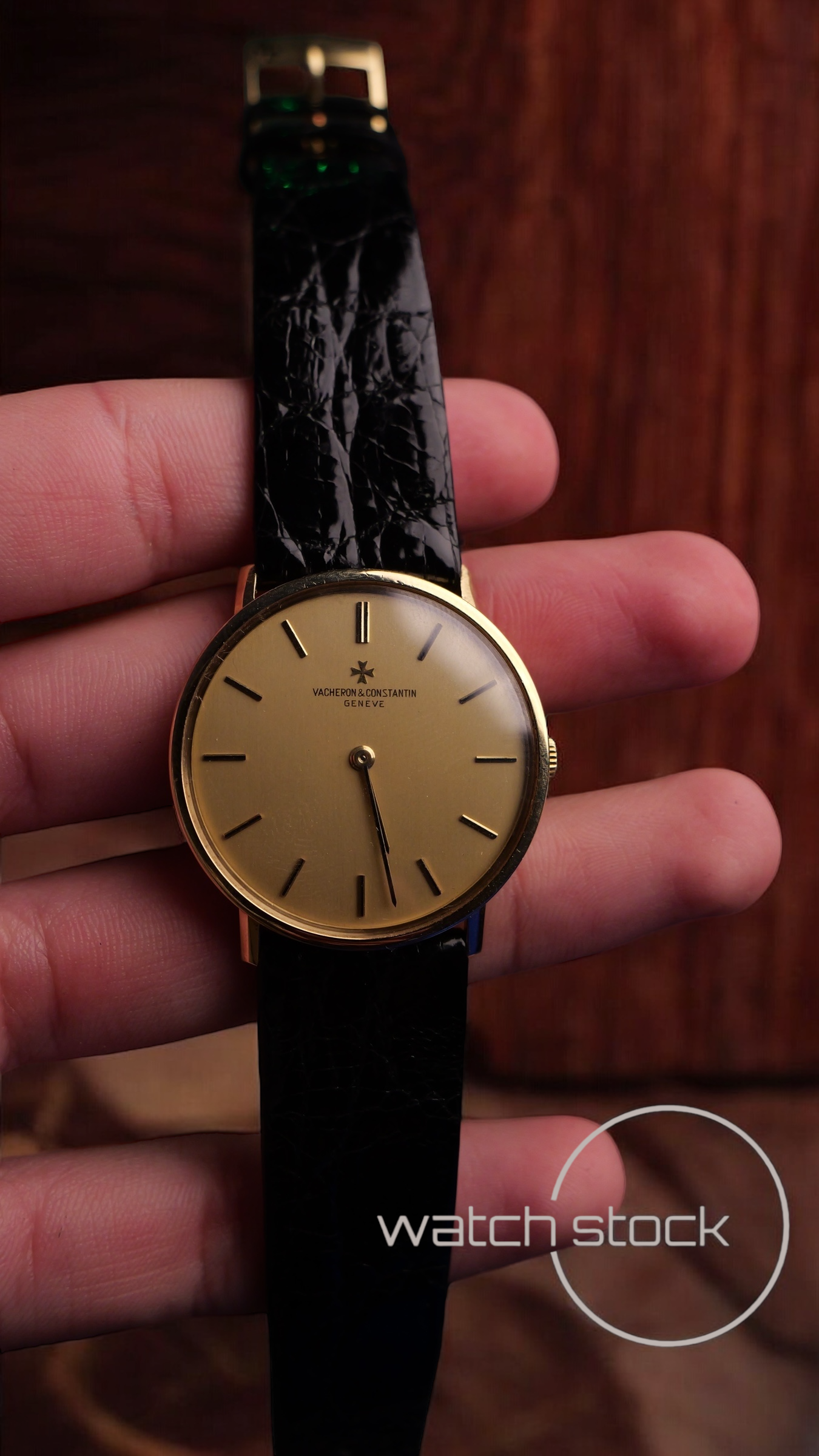 Vacheron costantin patrimony essential 18kt gold dial vintage Dress Watch unisex 34mm carica manuale