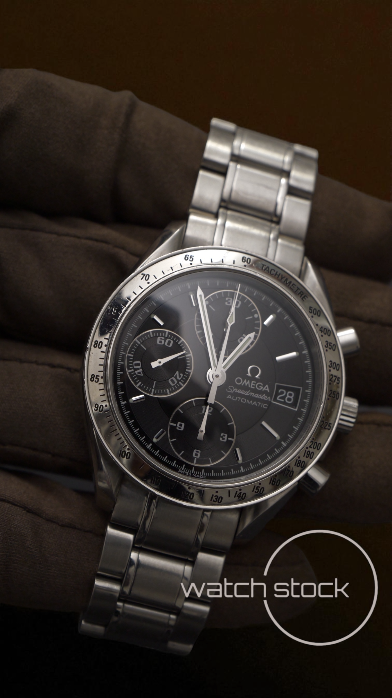 Omega speedmaster date 39mm condizioni eccezionali Ref. 3513.50 automatic black dial