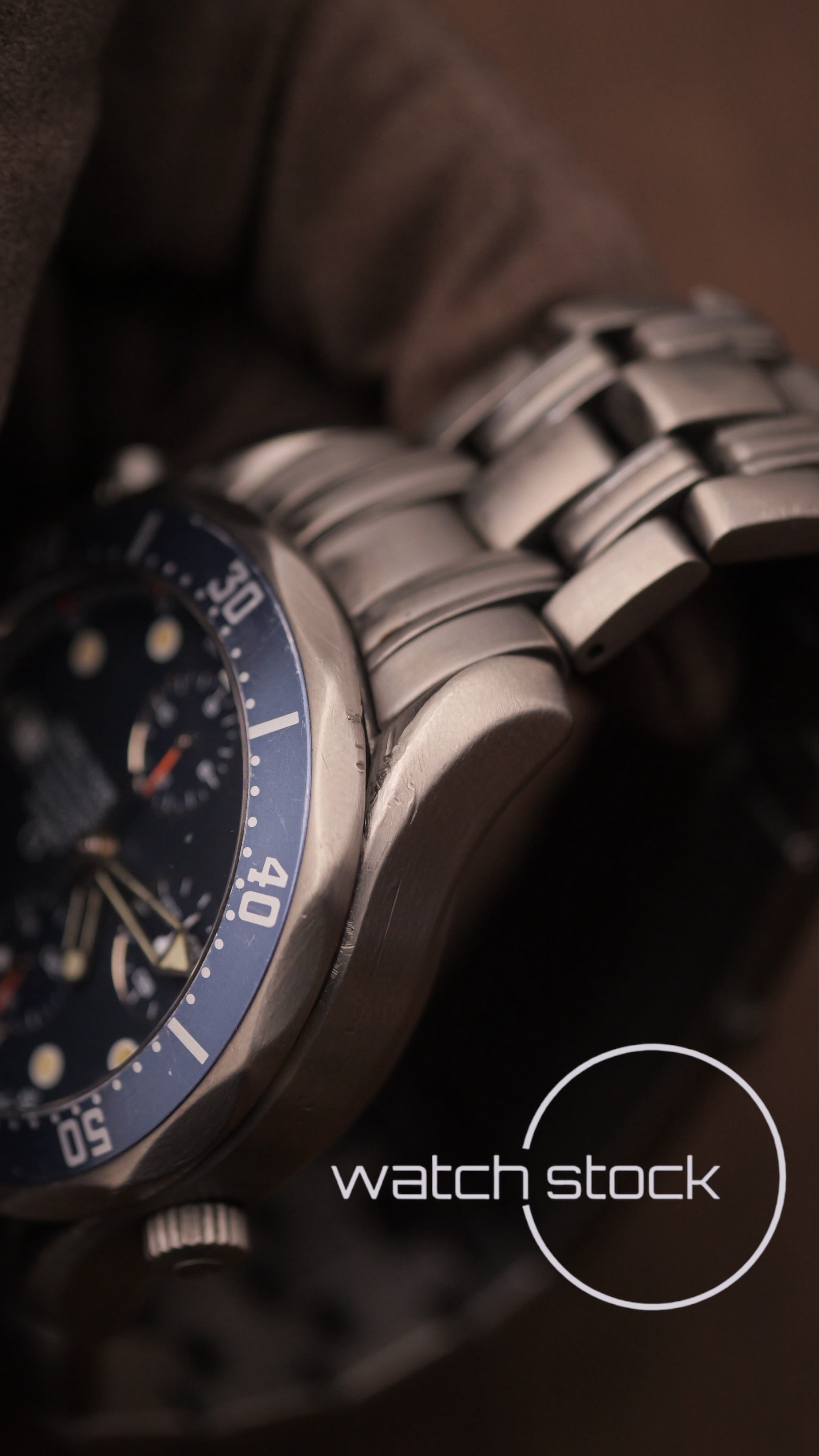 Omega seamaster 300m Chrono titanium ref. 178.0504 41mm blue dial