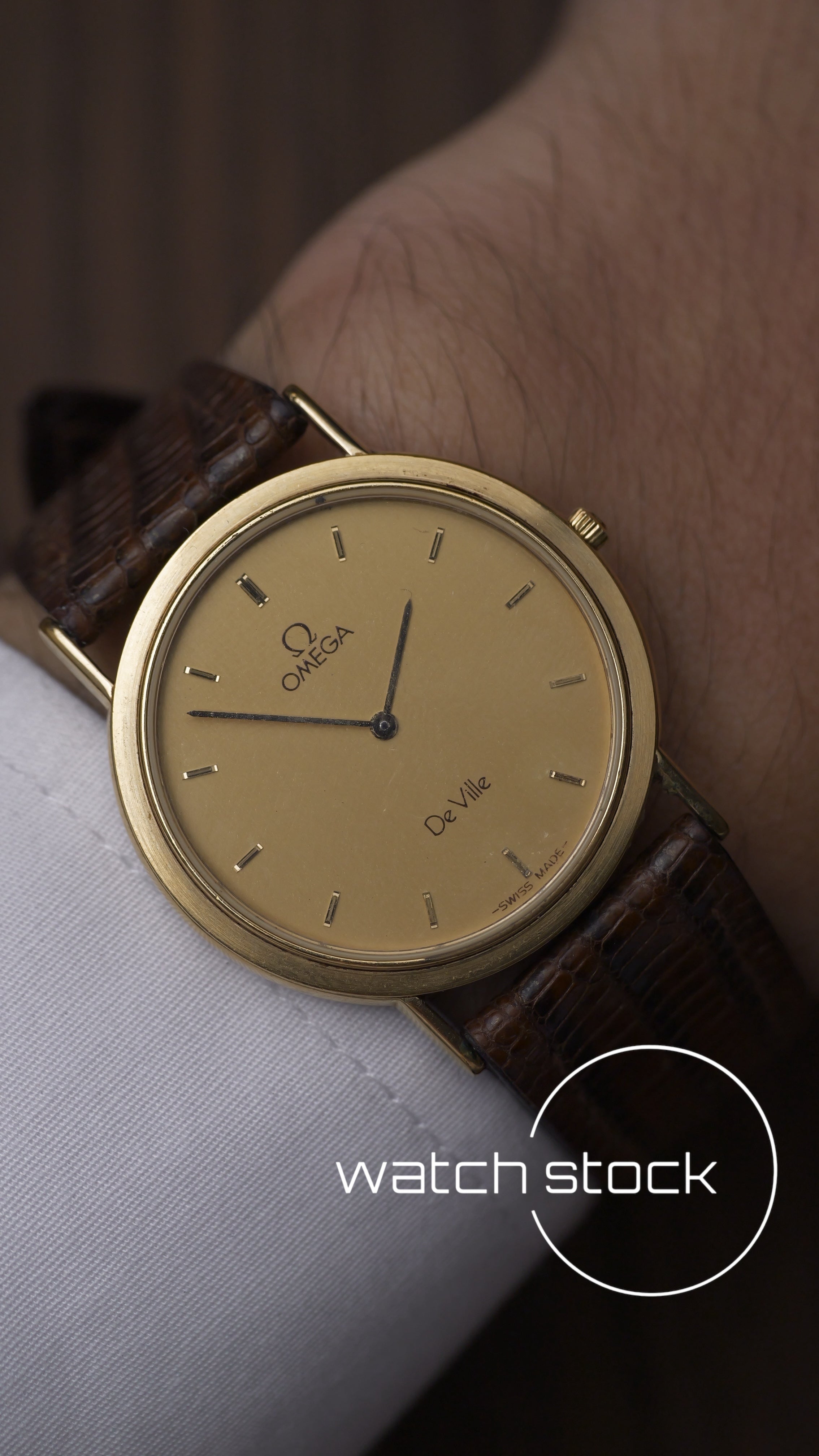 Omega De ville vintage 31mm placcato oro