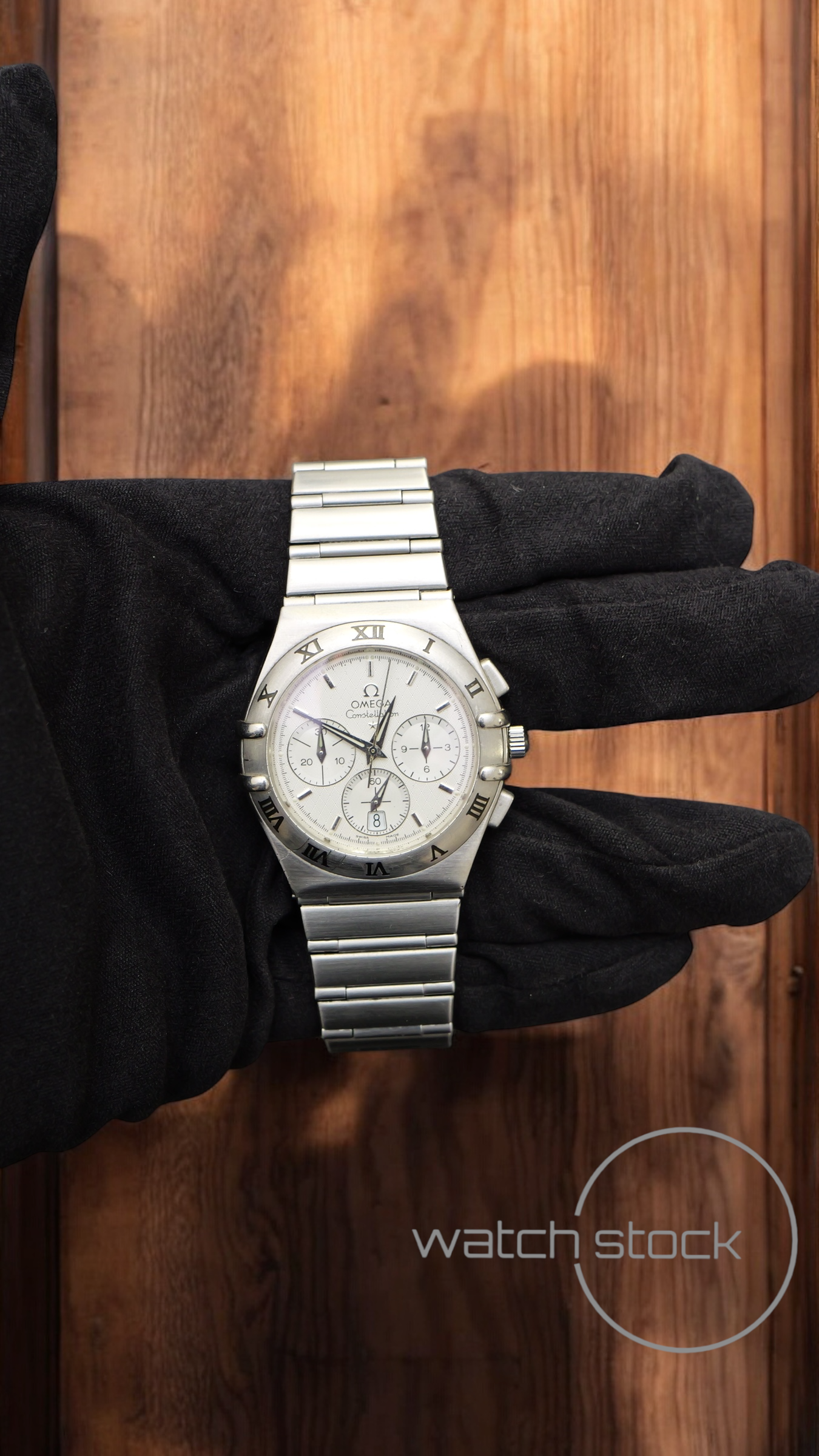 Omega costellation double Eagle chrono (39mm)white dial