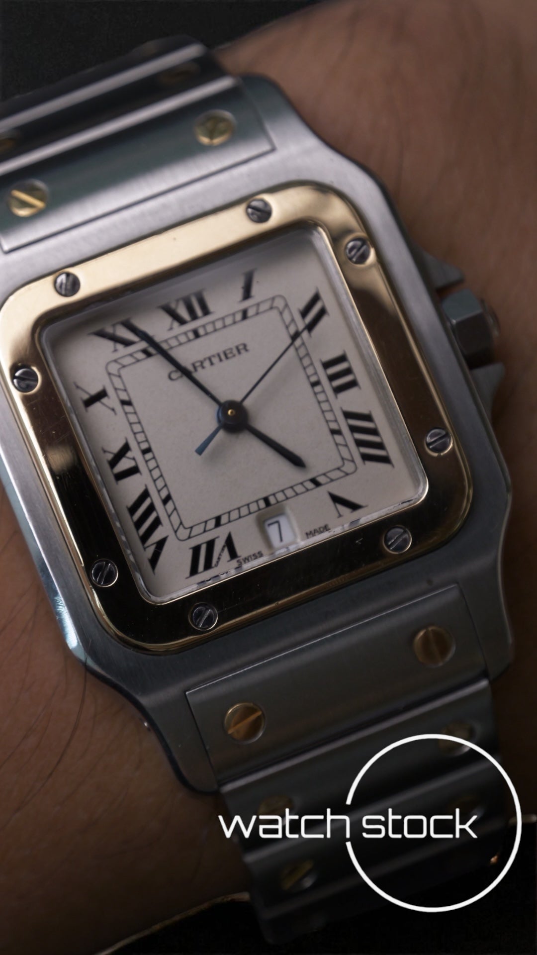 Cartier Santos Galbée 41x29 ref187901 anno 1990