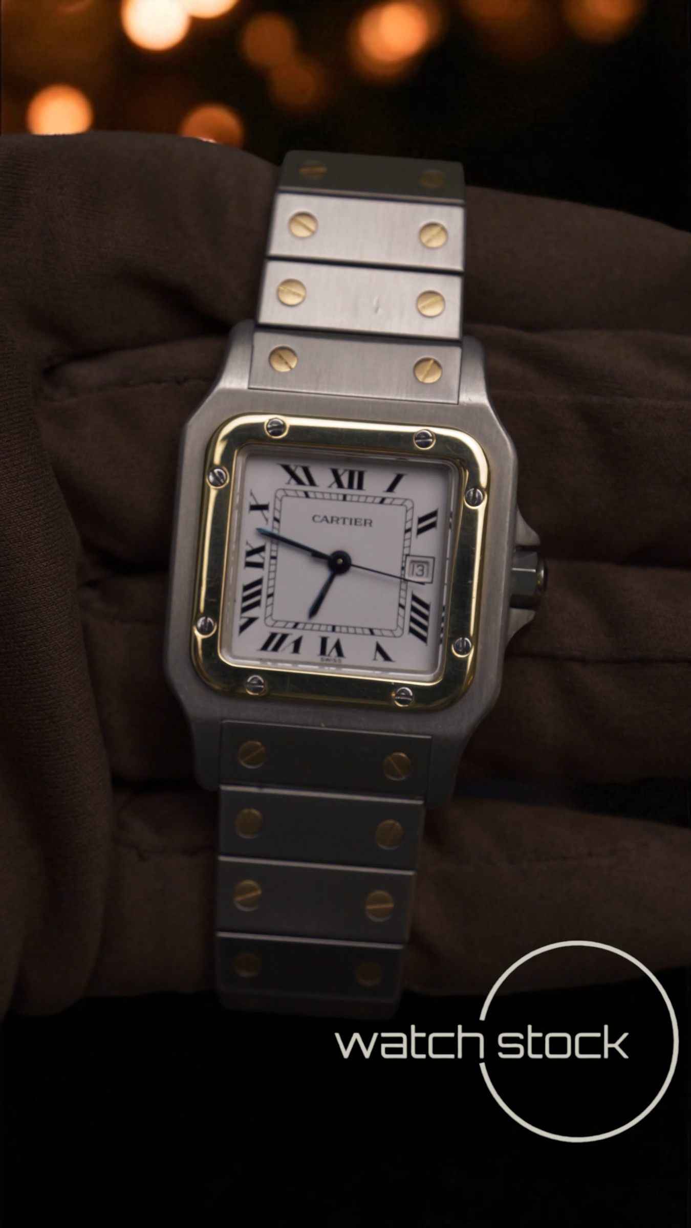 Cartier santos carré FULL SET 29x41mm santos de cartier 1172961 Automatic