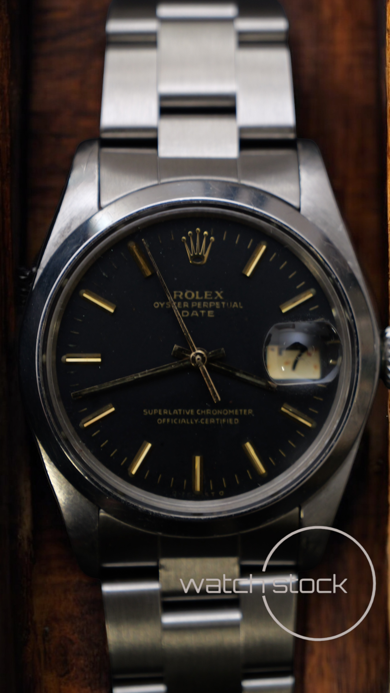 Rolex oyster perpetual 35 mm (special edition) mercato britannico ref.1500 with box