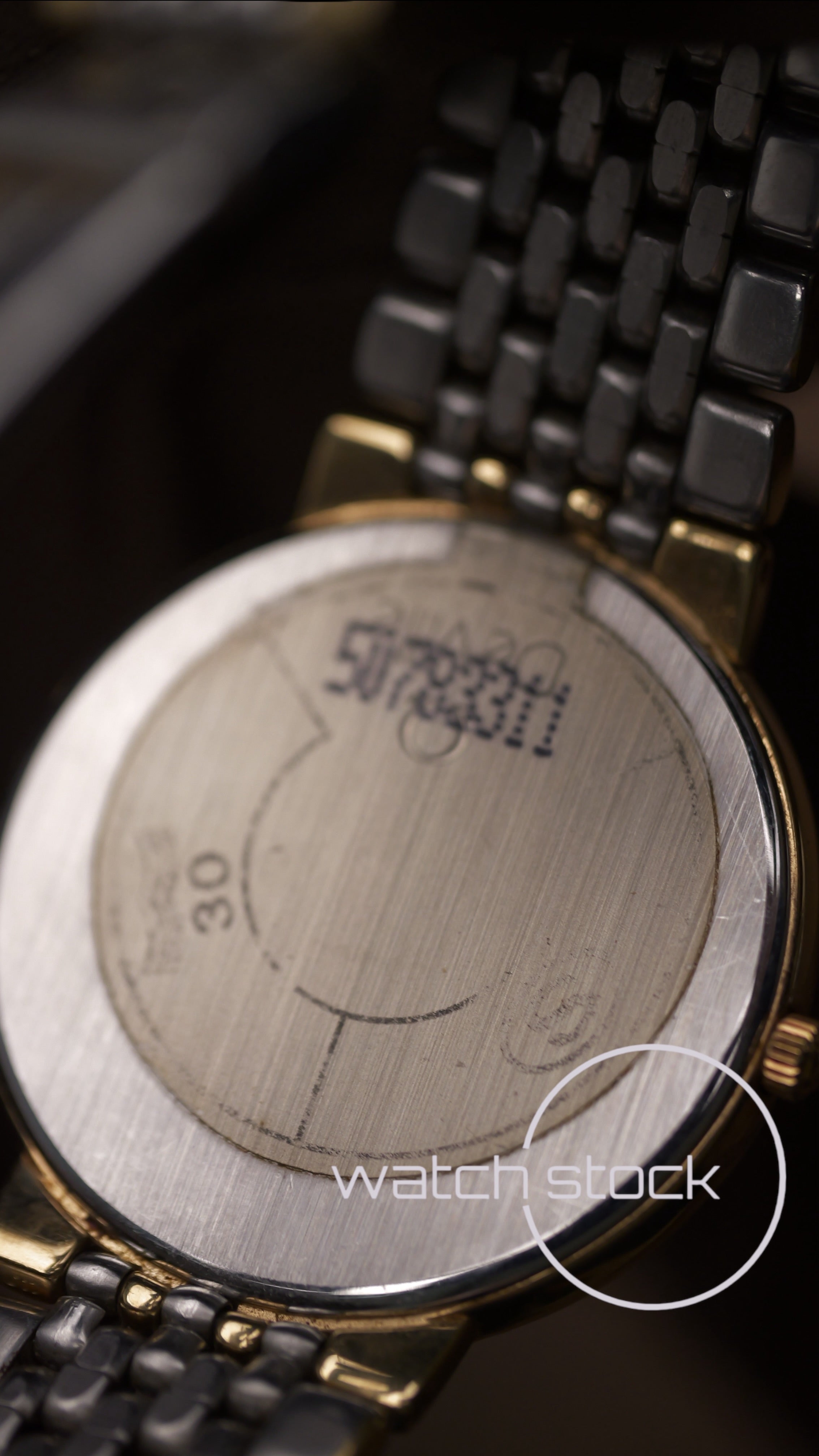 Omega De ville 1986 vintage bracciale integrato con sticker Quartz