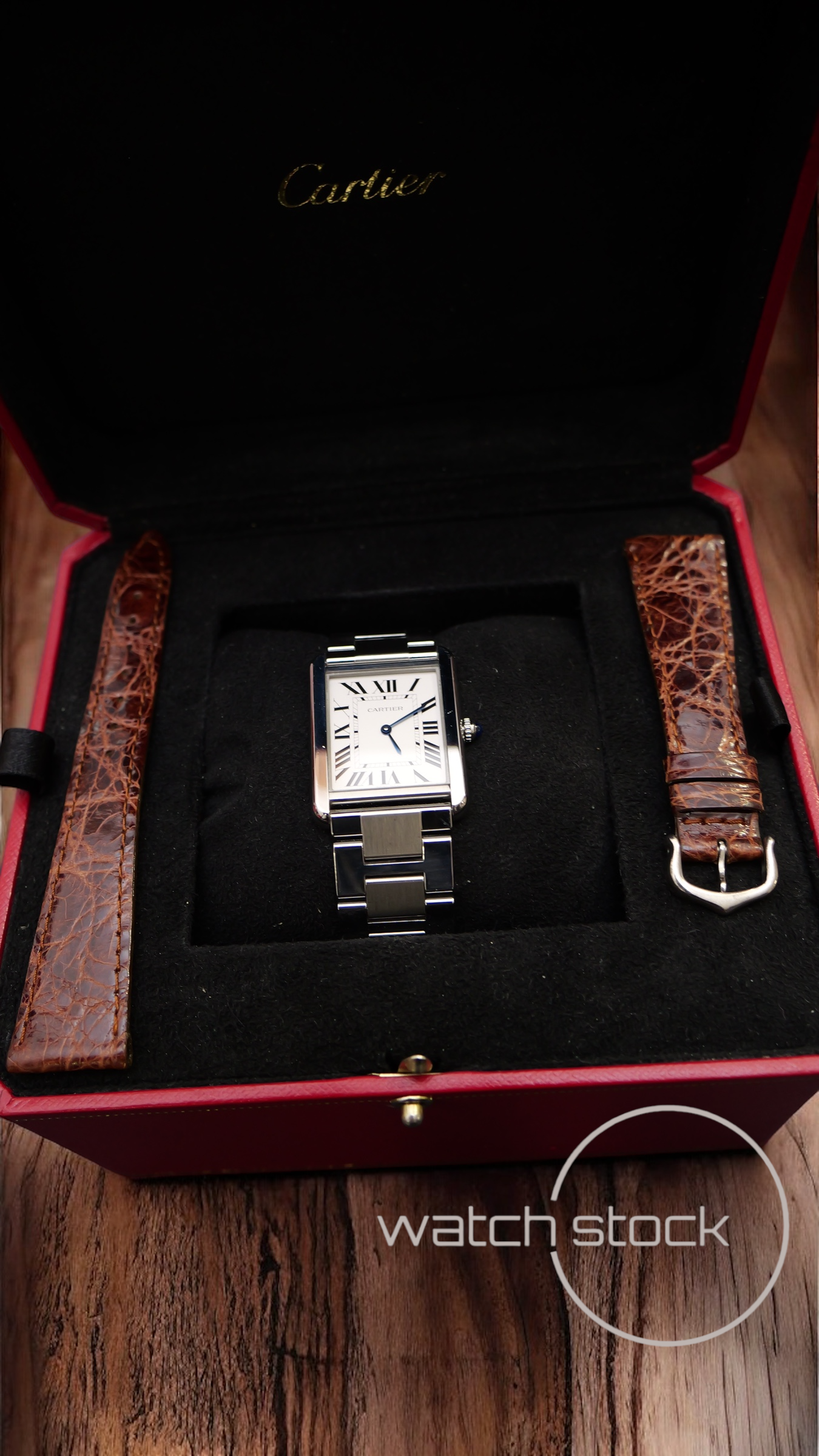 Cartier tank solo xl ref.3169 27x35mm quarz