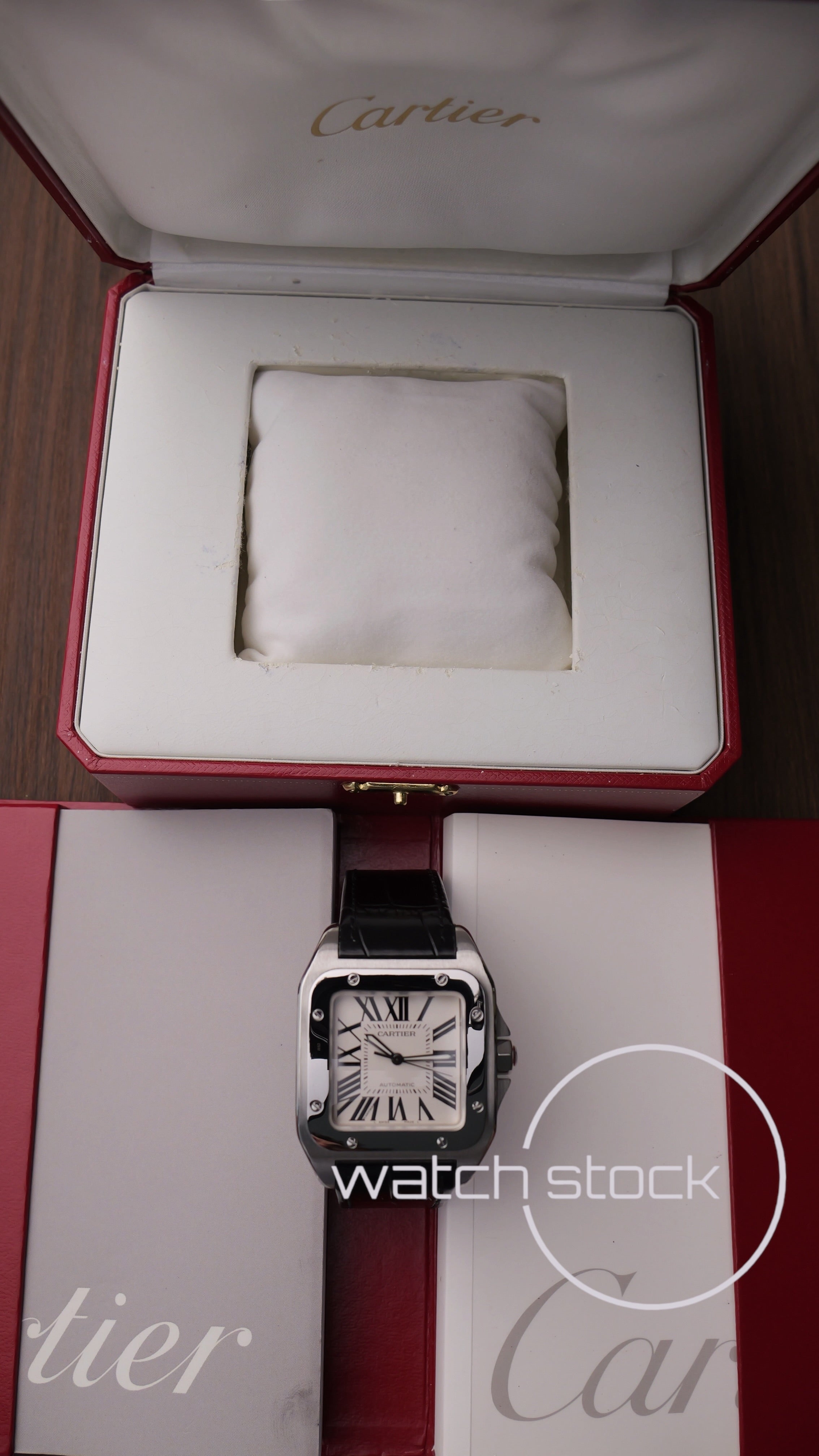 Cartier santos 100 XL Full set ref.2656 Automatic 38×51mm