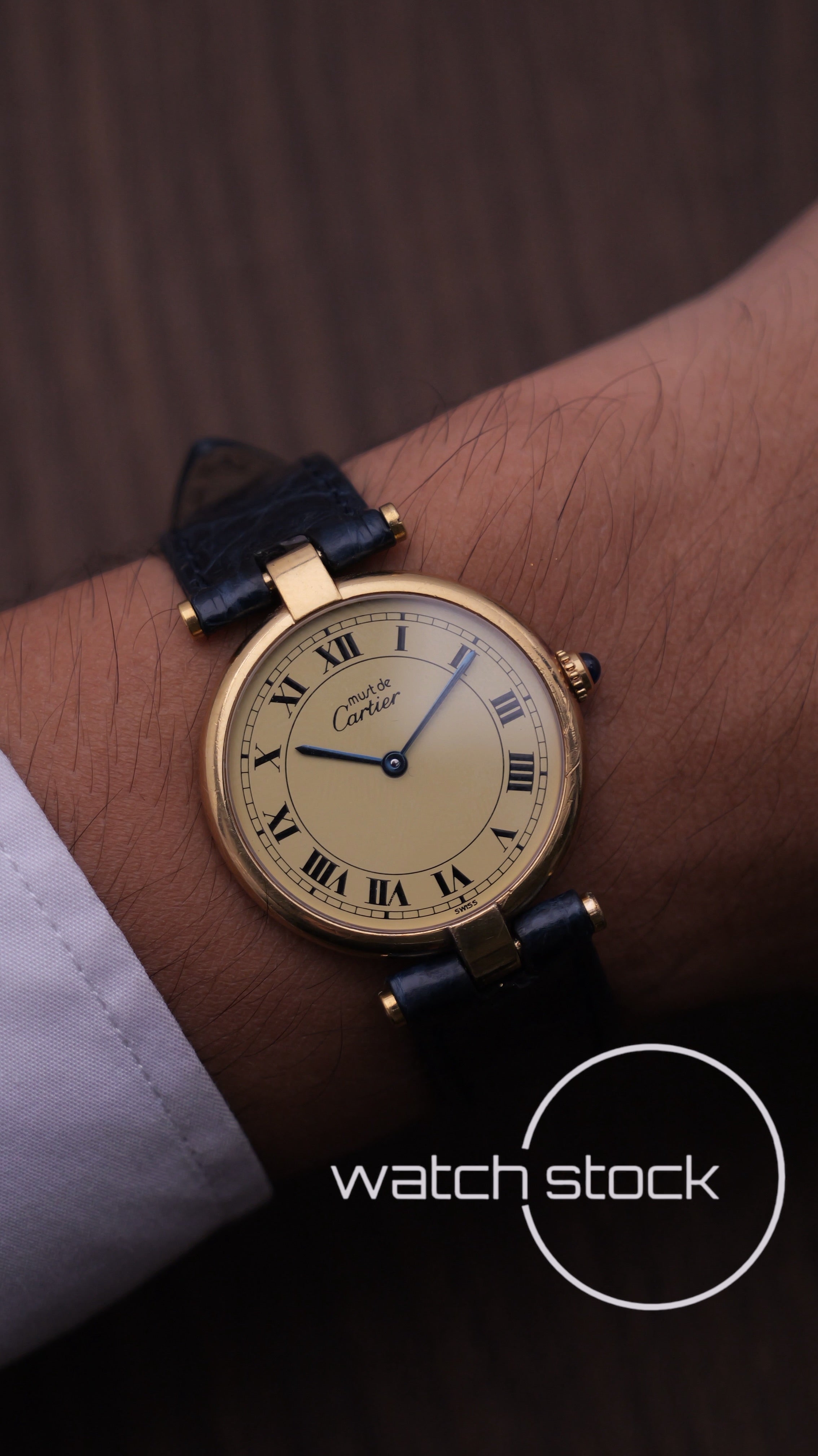 Cartier Vendome Lemon Roman dial anno 1990