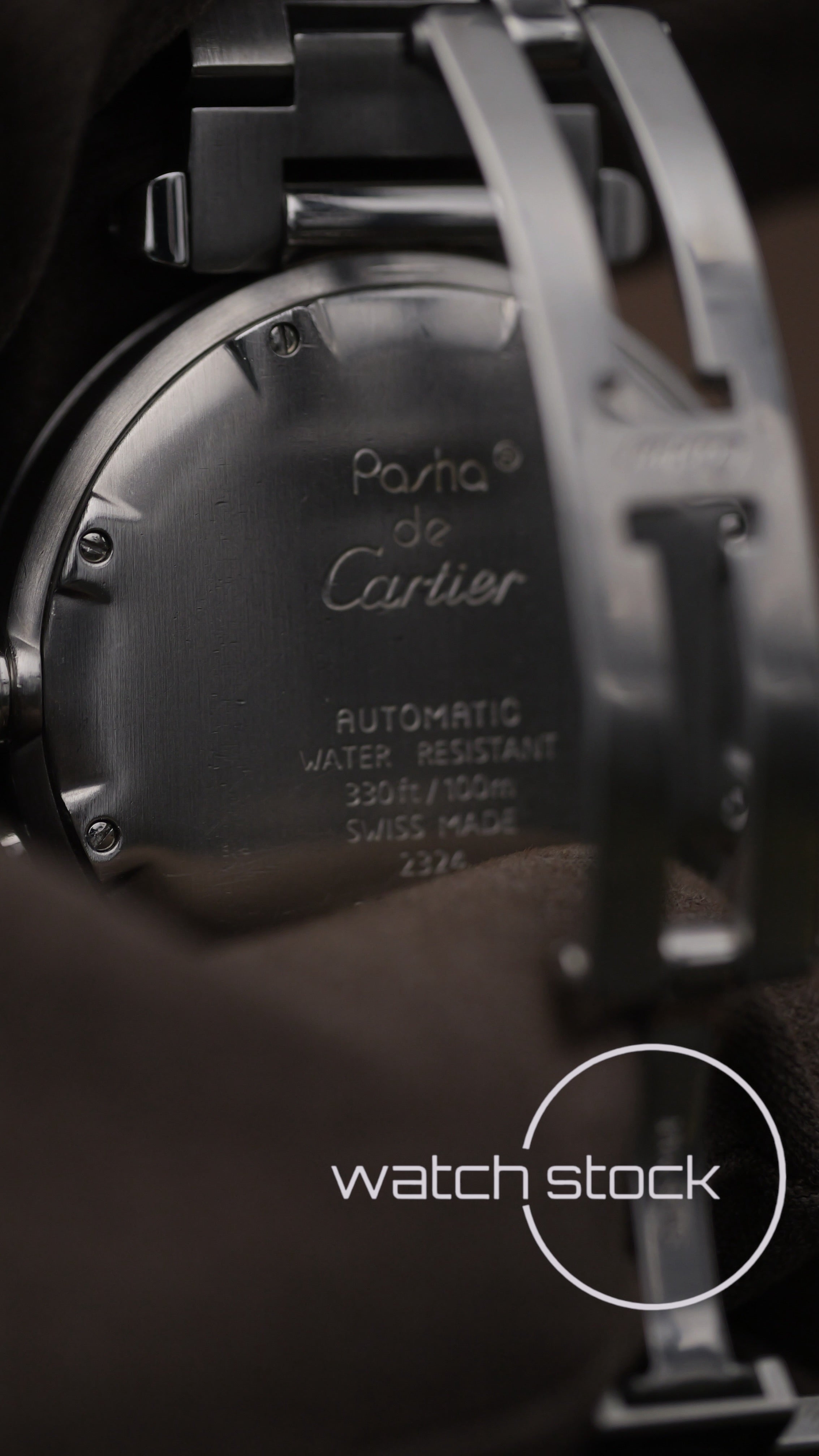 Cartier Pasha Automatic 35mm ref.2324 Grey dial Full Set
