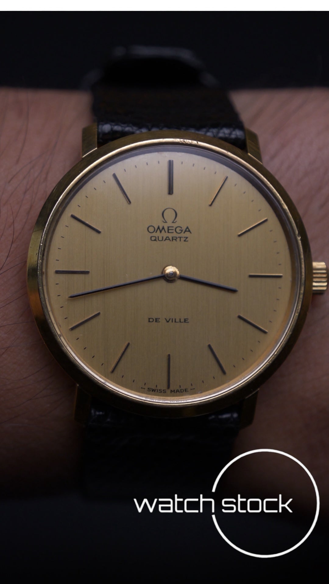 Omega De ville placcato oro ref: 191.0044 34mm anno 1977