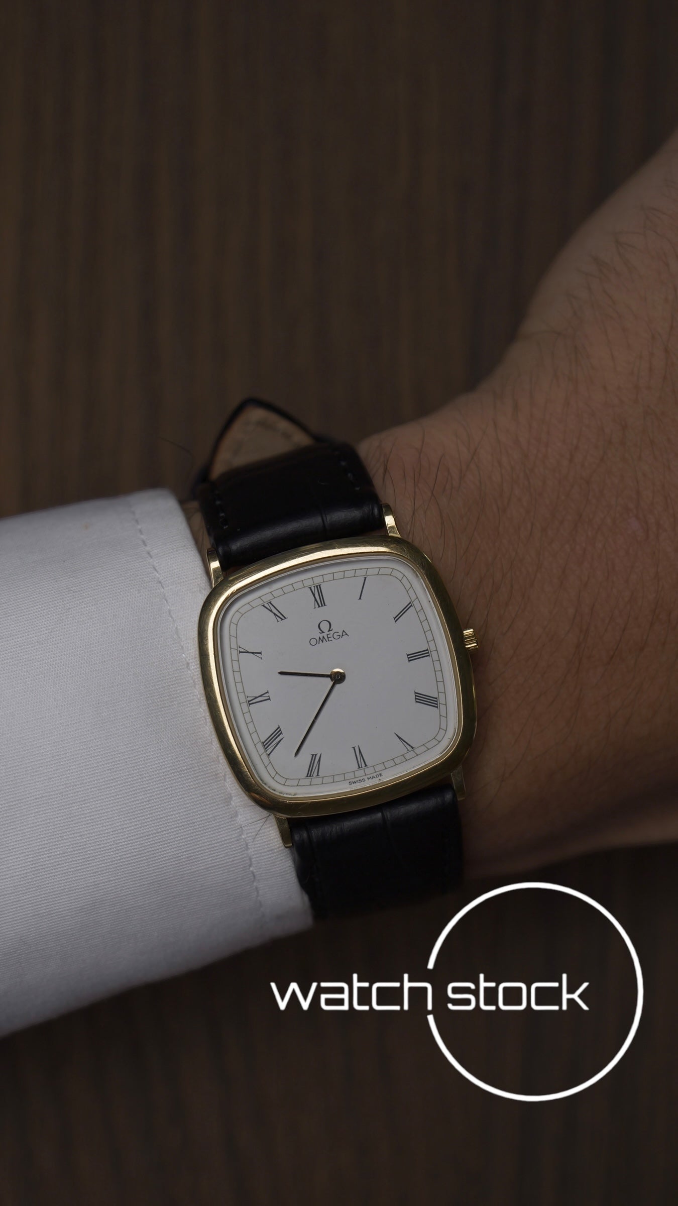 Omega De ville vintage 34mm placcato oro