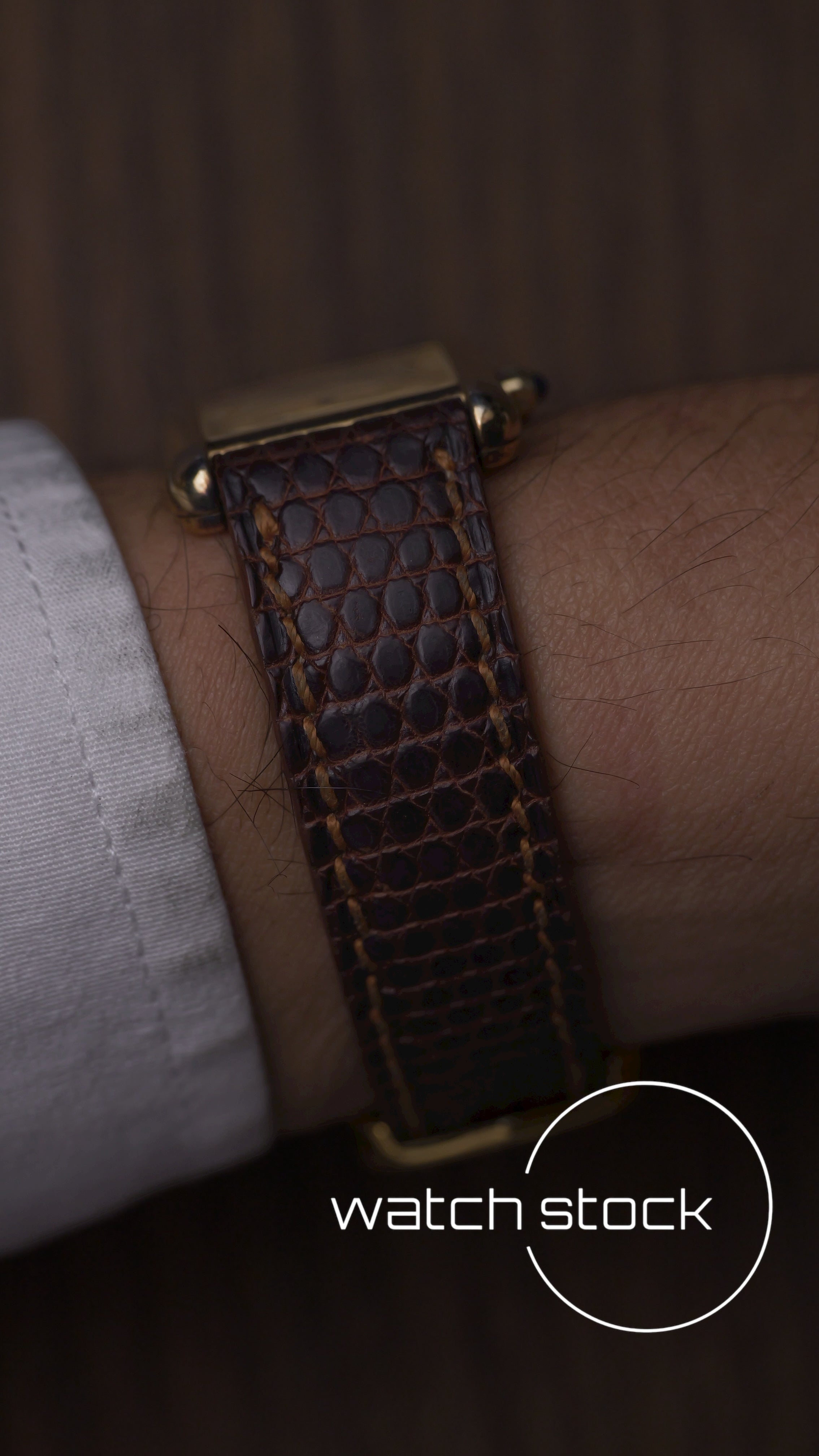 Cartier Tank lady lemon roman numbers dial taglia 3