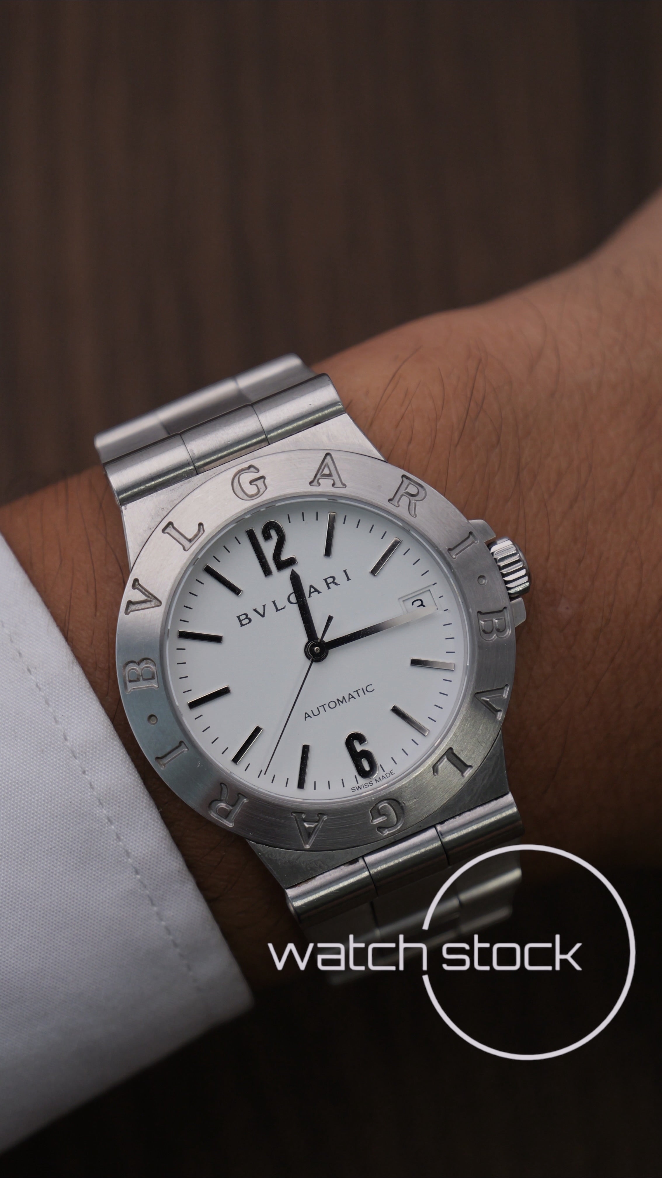 Bulgari diagono 35mm automatic LCV 35 S Full set